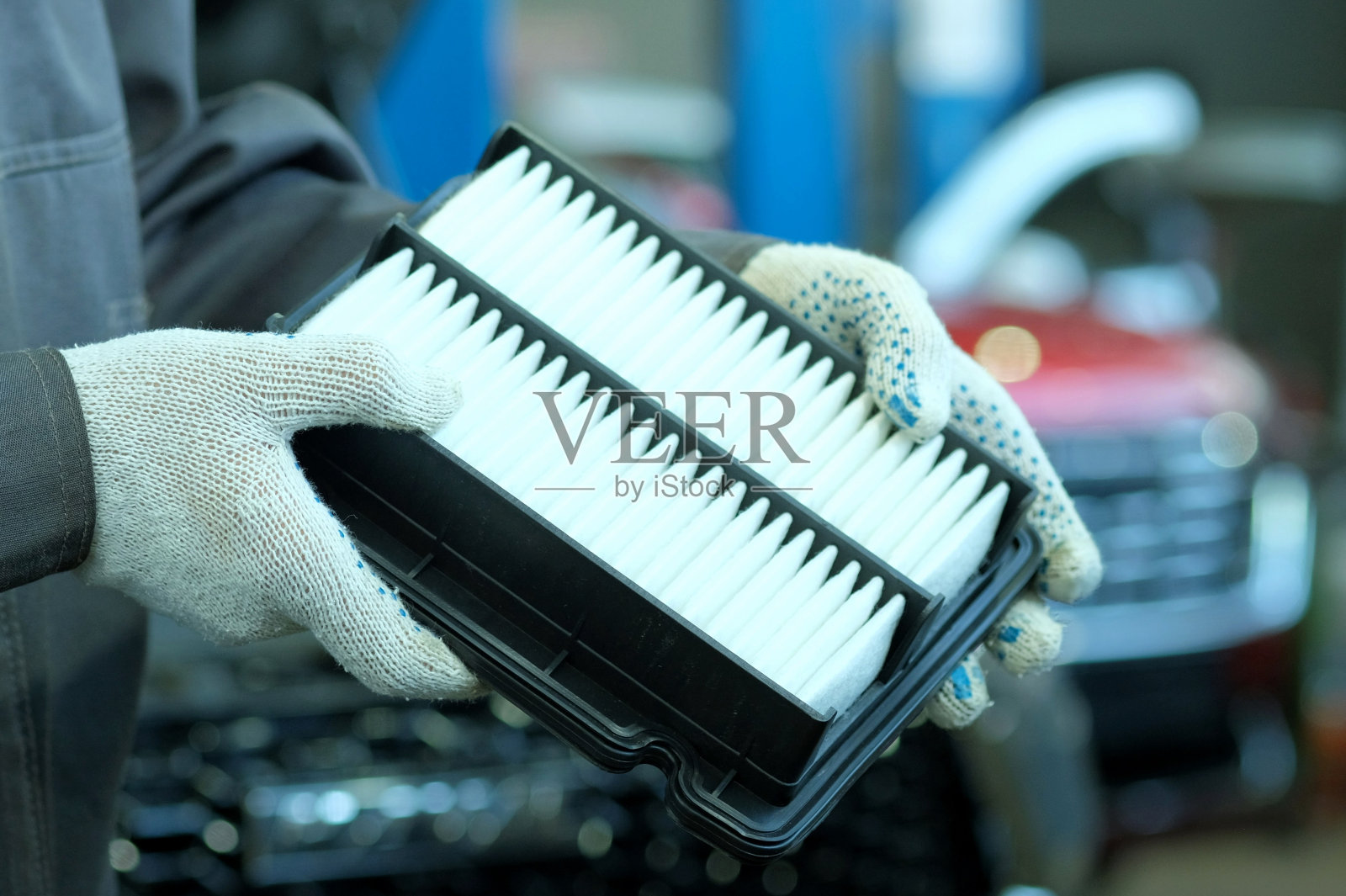 汽车维修服务中心。照片摄影图片