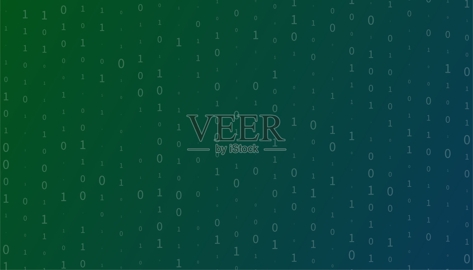 数据背景有1和0插画图片素材