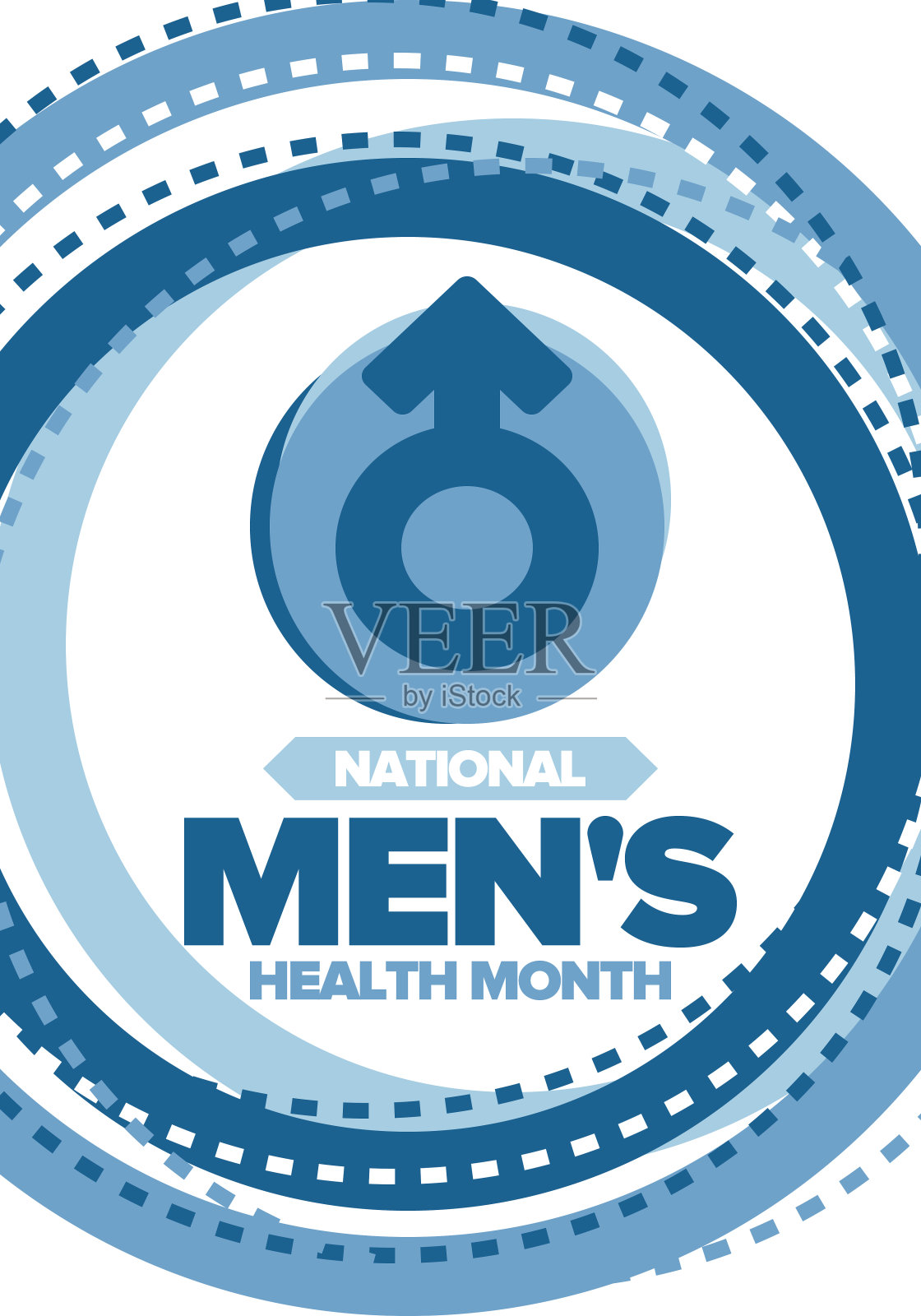 6月全国男性健康月。在美国庆祝。教育课程，教你如何锻炼身体。健康饮食，锻炼身体，预防疾病。医疗向量的海报插画图片素材