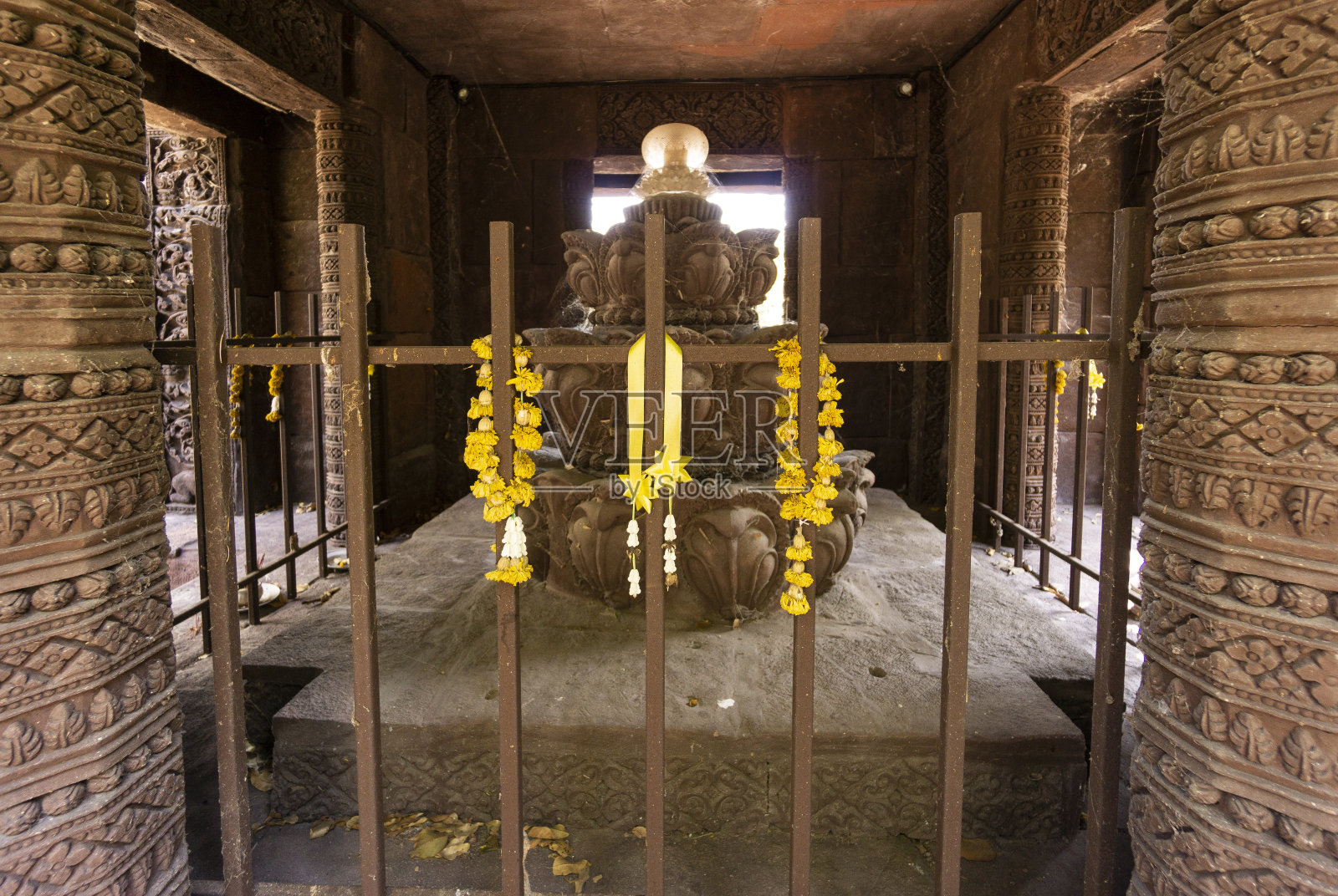 古岩医院寺建于数百年前，为生病的士兵照片摄影图片