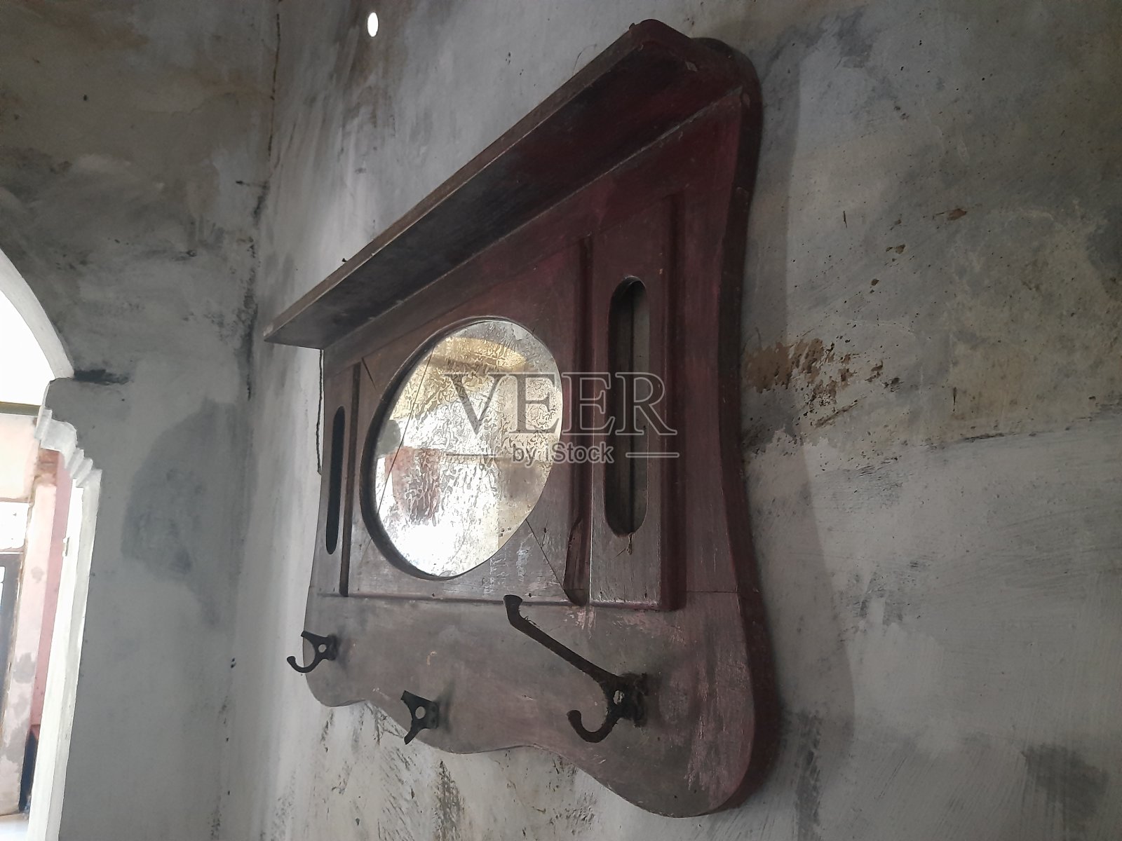 过去的古董镜子照片摄影图片