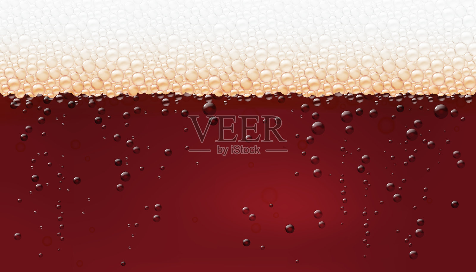 黑色泡沫啤酒，是酒吧或酒吧里提神的饮料。矢量背景或横幅的菜单或广告，品脱啤酒或贮藏啤酒与苦味的味道。清凉的夏日饮品插画图片素材