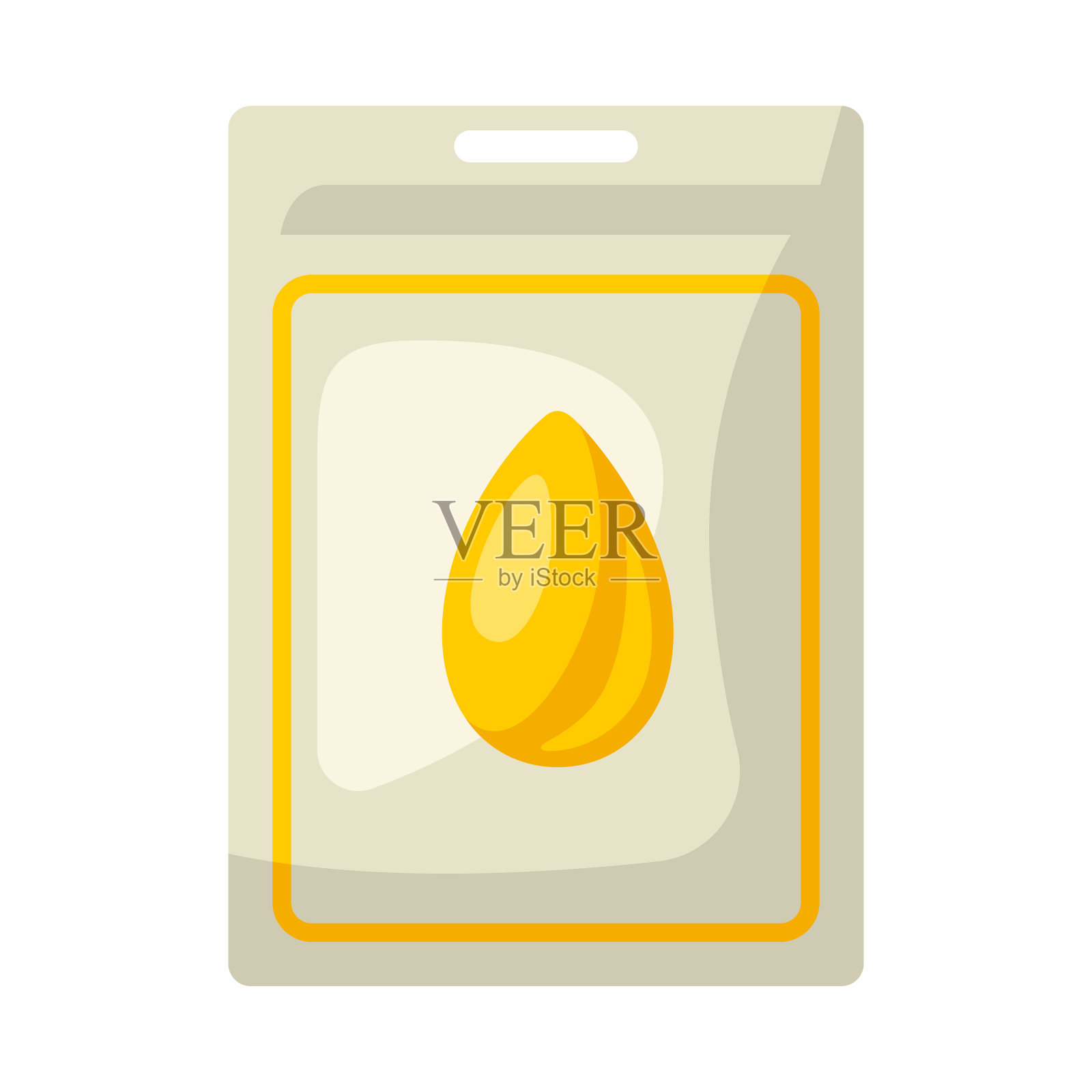 播种用种子包装。农业种植插图。插画图片素材