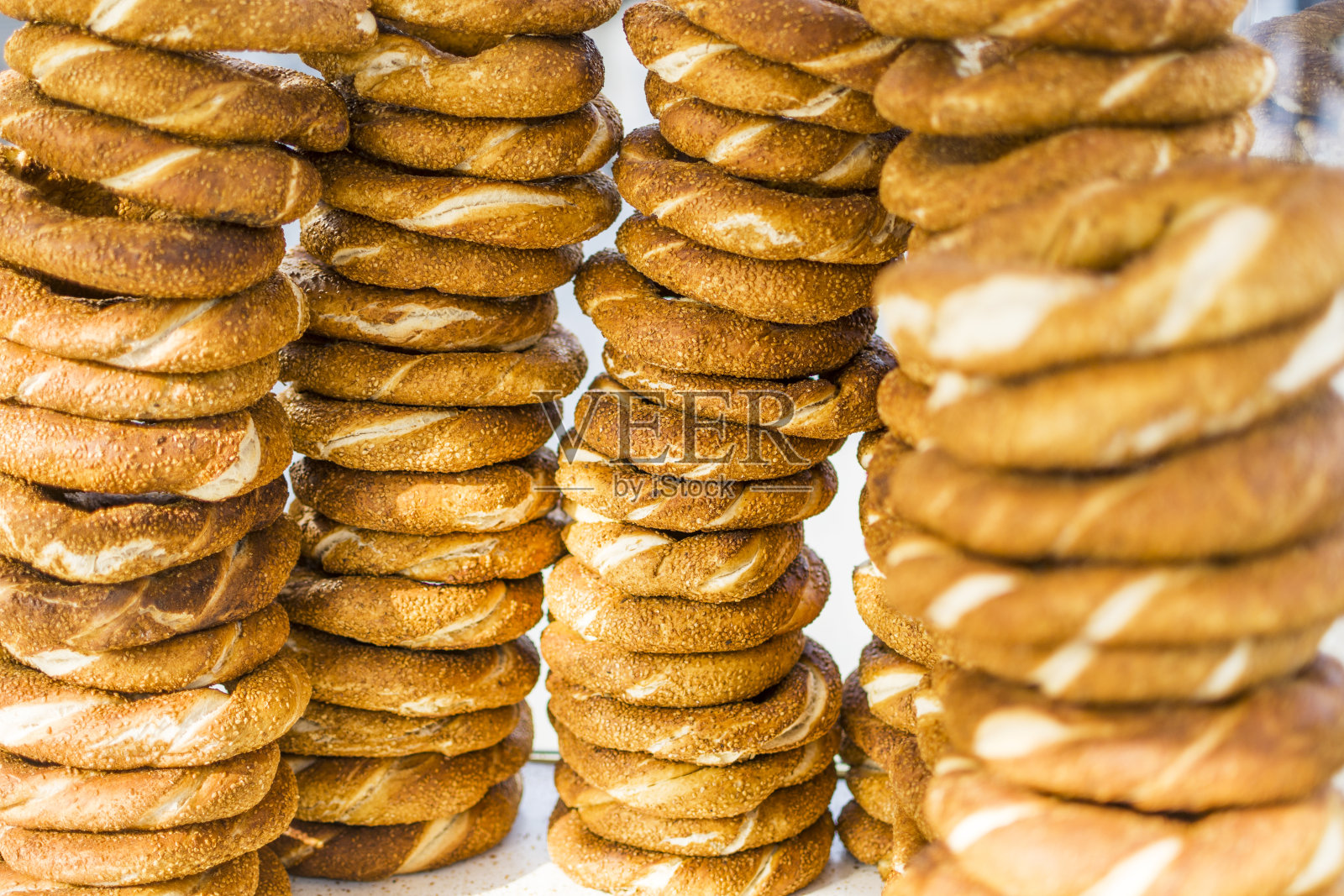 Simit,土耳其百吉饼照片摄影图片