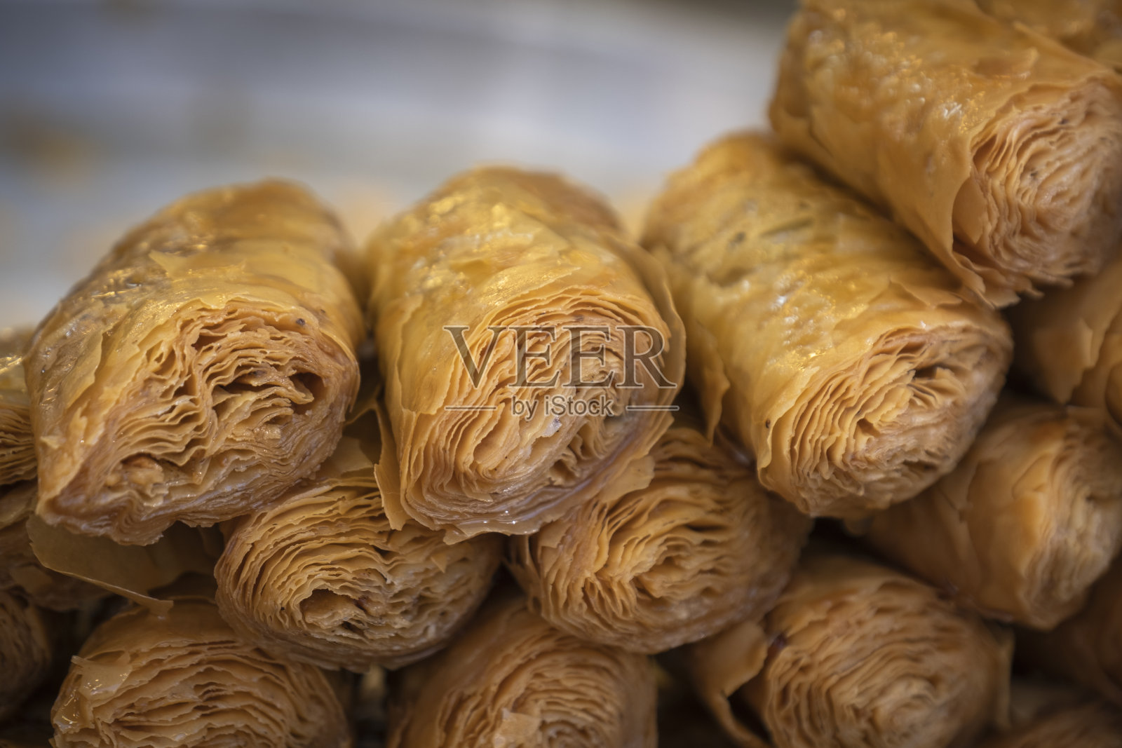 卡拉库斯，土耳其阿达纳的传统甜点之一。冰冻果子露甜的食物。照片摄影图片