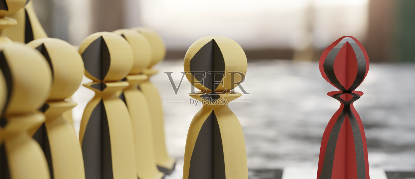 棋子。3 d渲染。游戏，战略，管理，领导力。为求发展，锲而不舍，经商兴业照片摄影图片