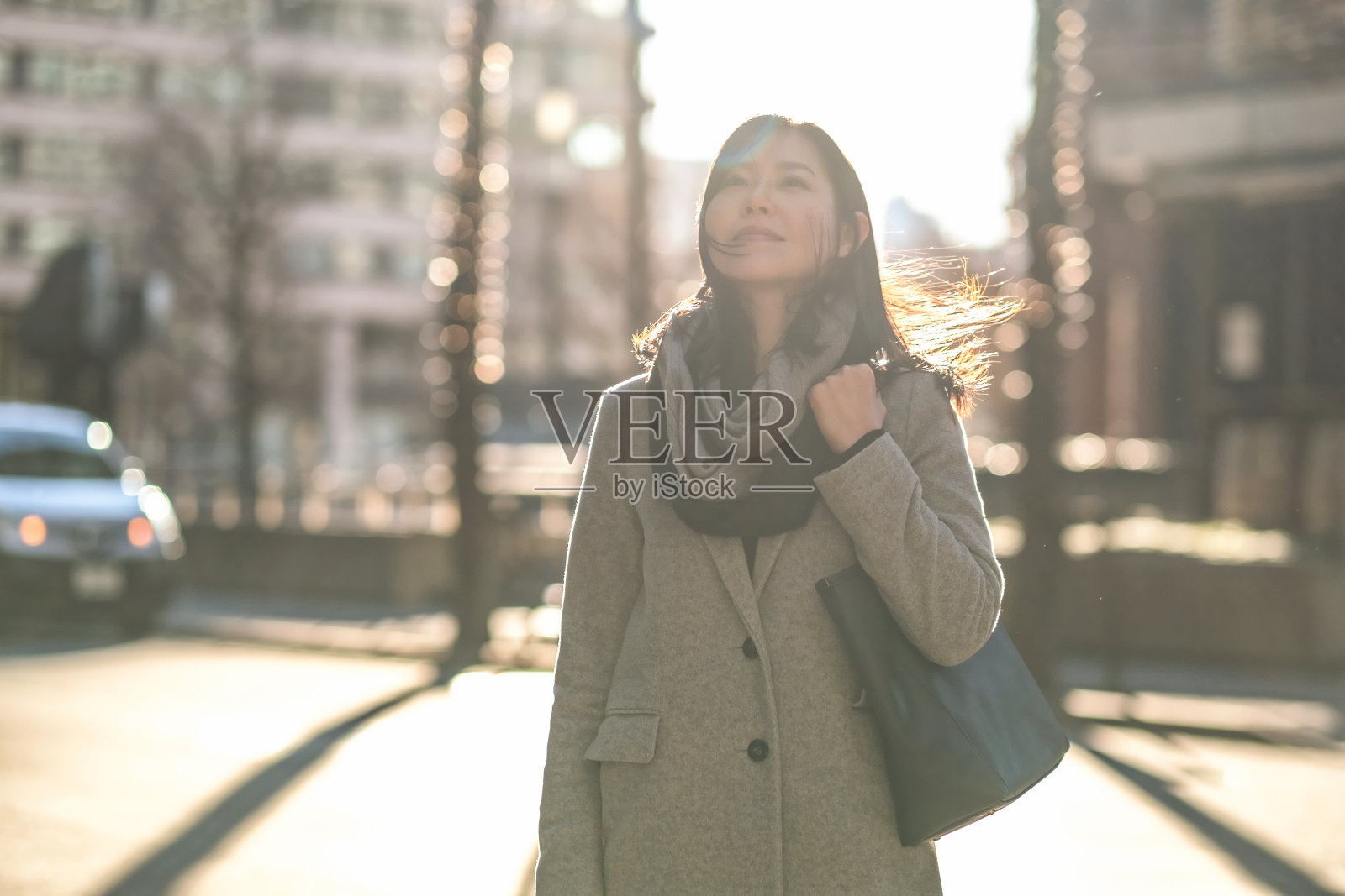 自信的女商人的肖像照片摄影图片