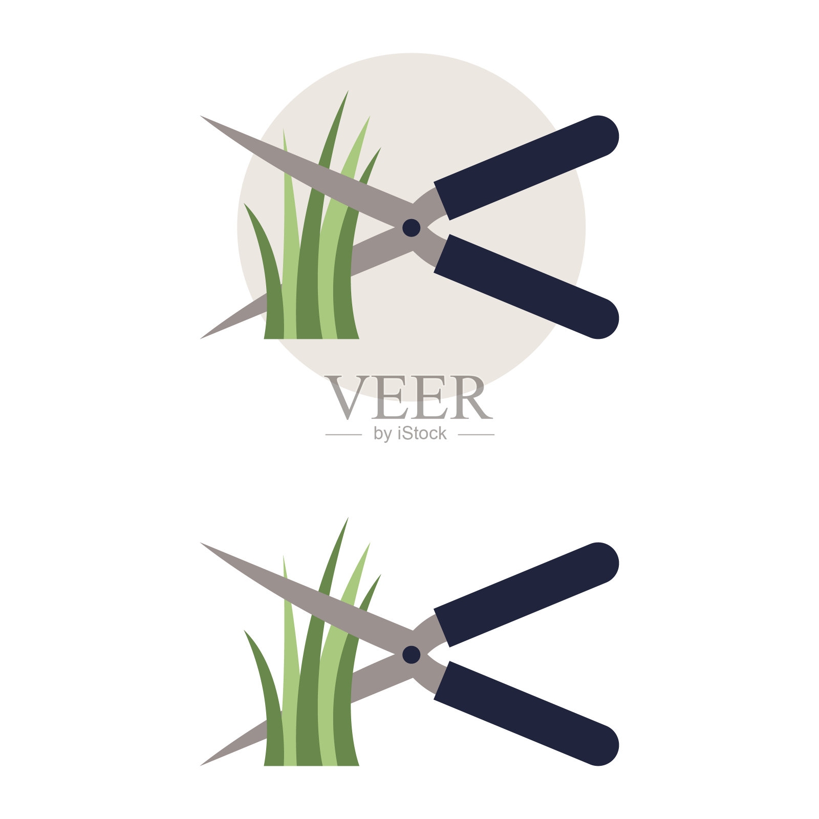 草坪人 4插画图片素材