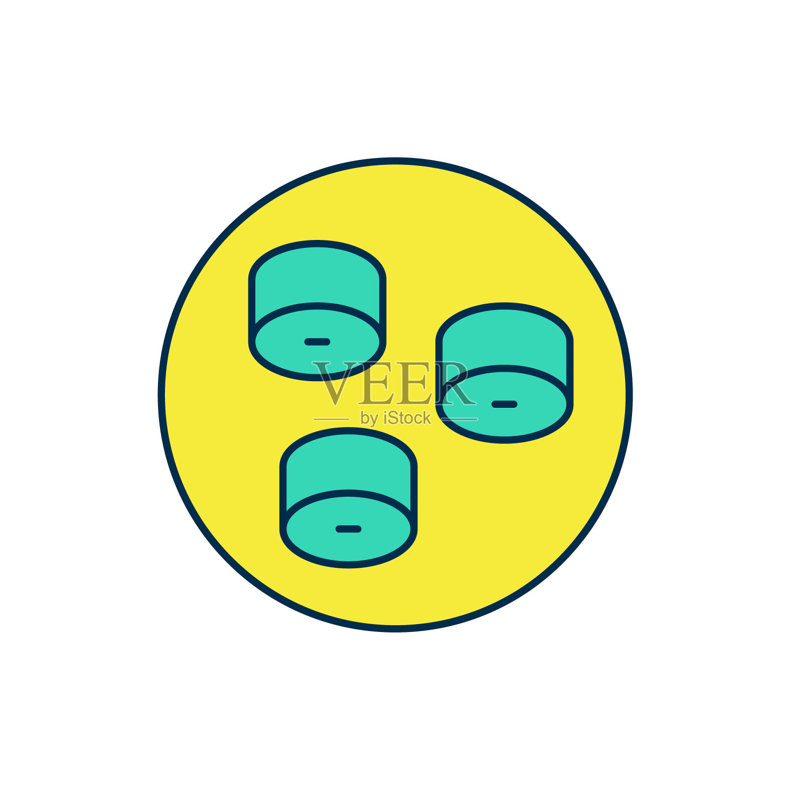 填充轮廓寿司图标孤立在白色背景上。日本传统食物。向量图标素材