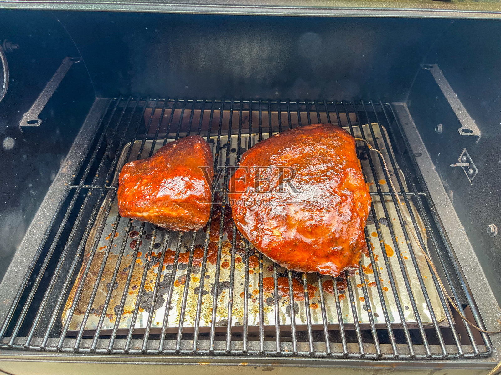 烤猪肉做手撕猪肉照片摄影图片