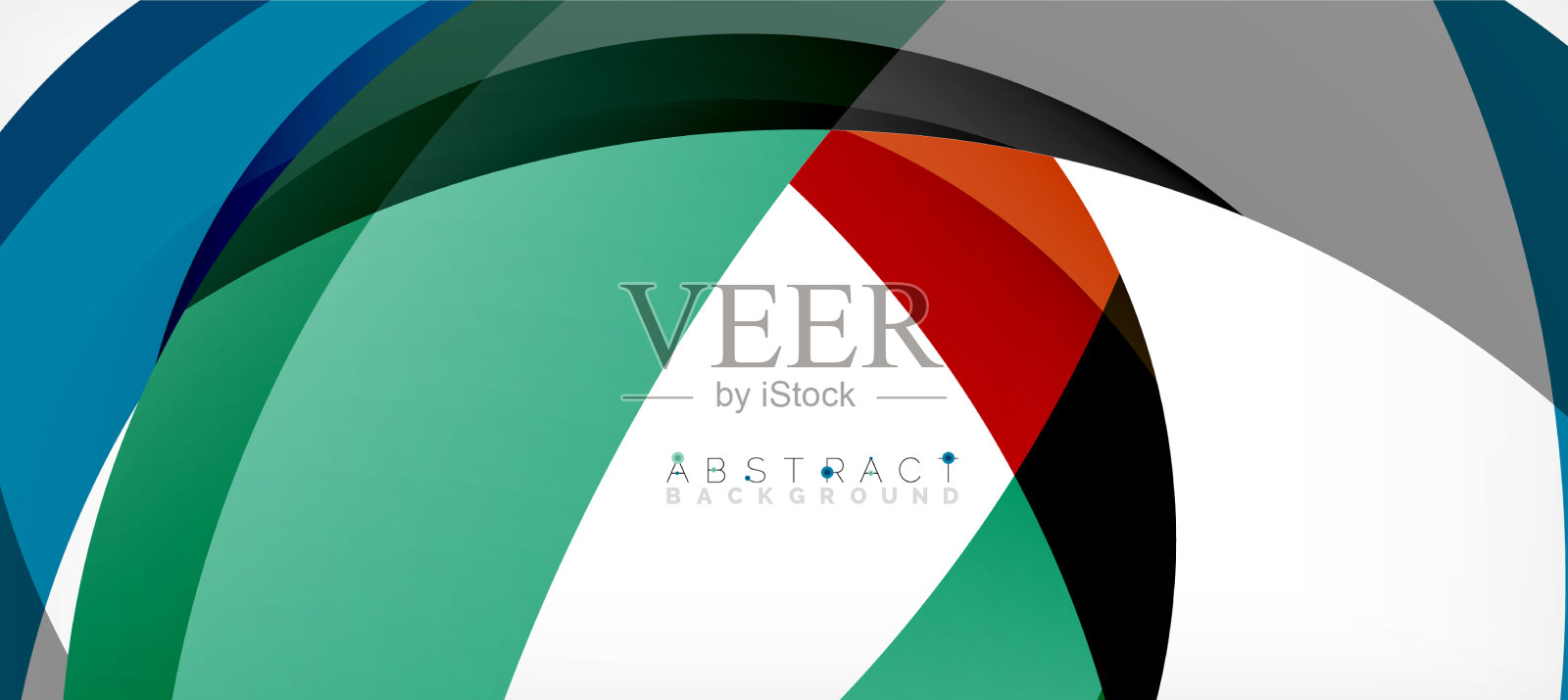 颜色圆形状最小的几何背景插画图片素材