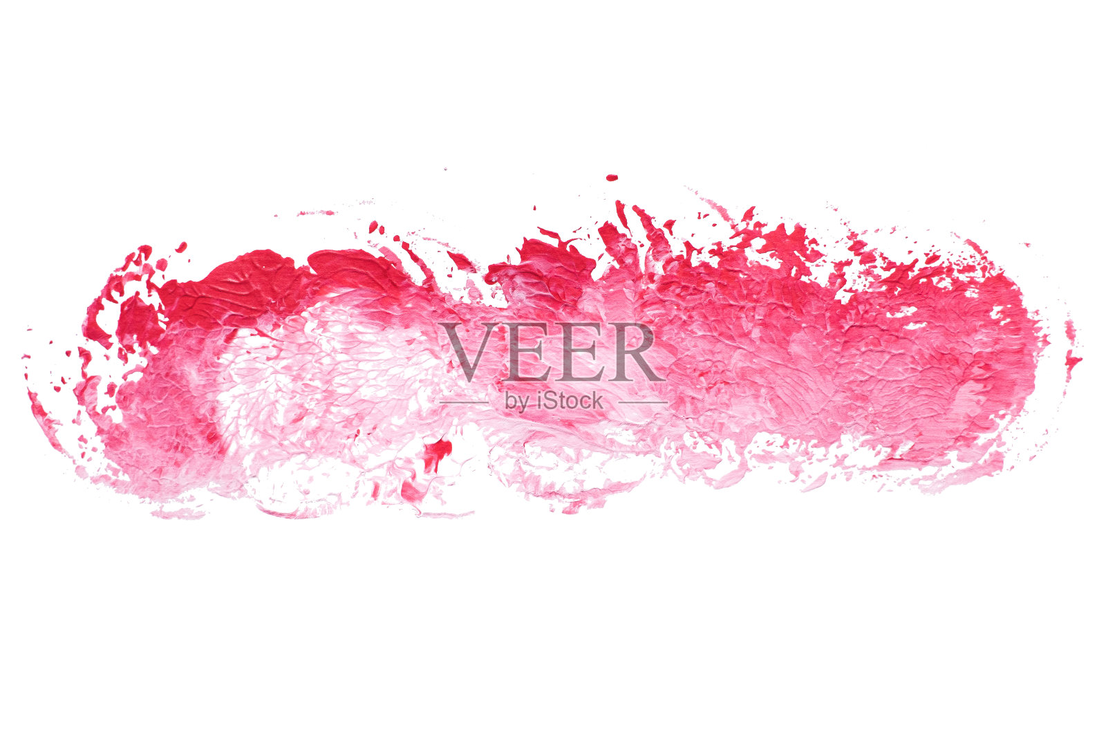 抽象丙烯酸水彩油漆刷笔触纹理孤立在白色背景的标志和横幅。设计、创意和插图。照片摄影图片