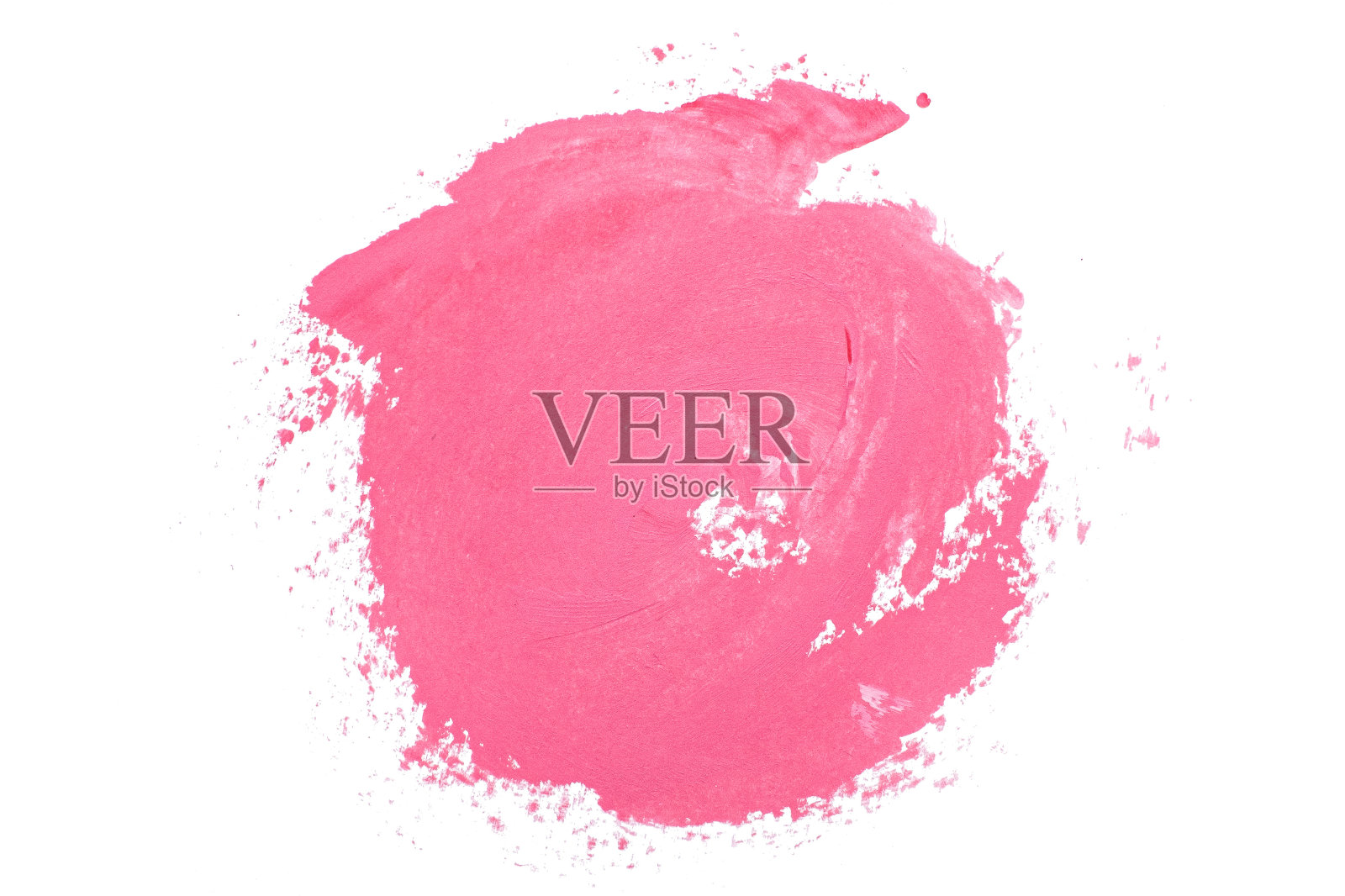 抽象丙烯酸水彩油漆刷笔触纹理孤立在白色背景的标志和横幅。设计、创意和插图。照片摄影图片