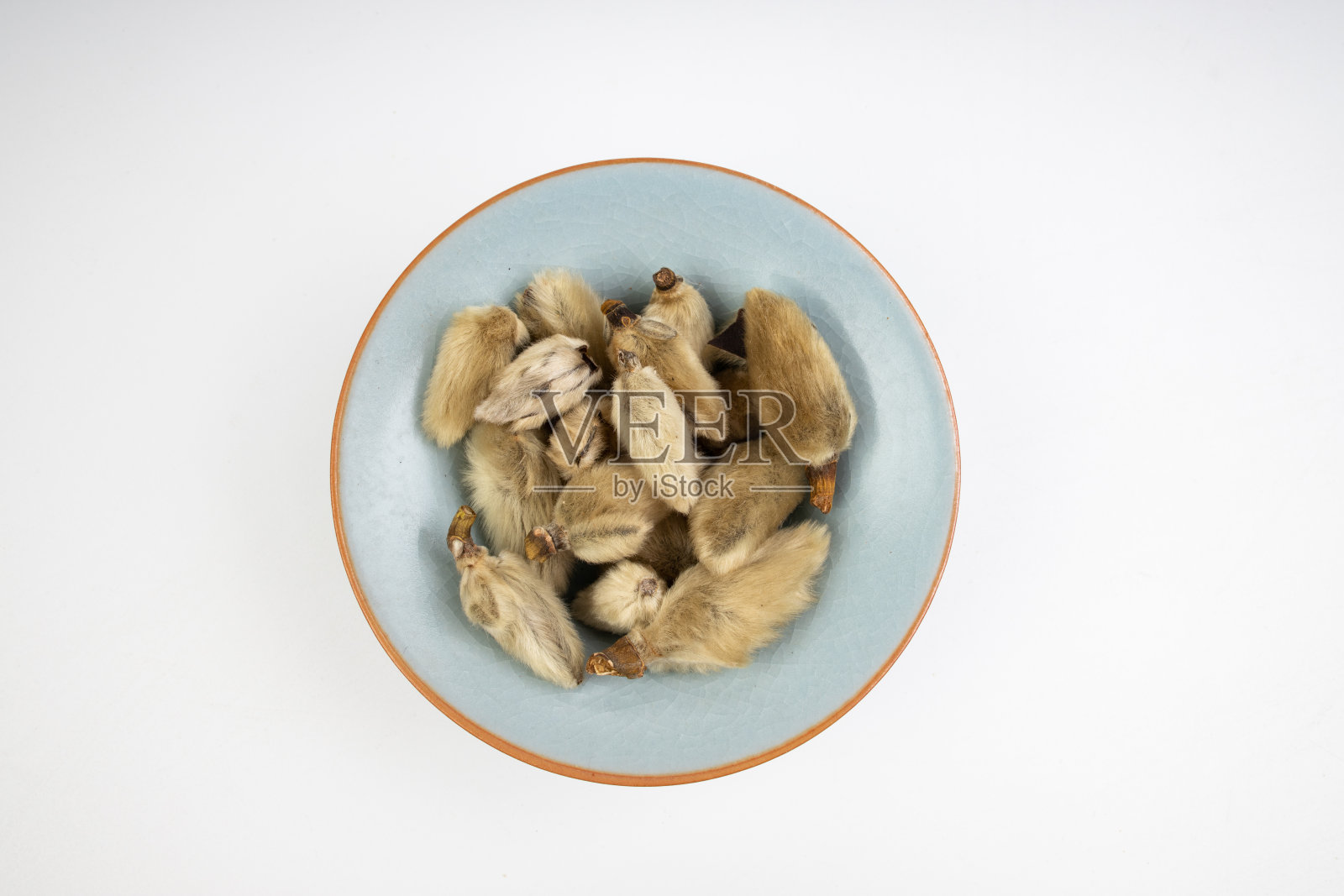 白底木兰香料。烹饪调味品。照片摄影图片