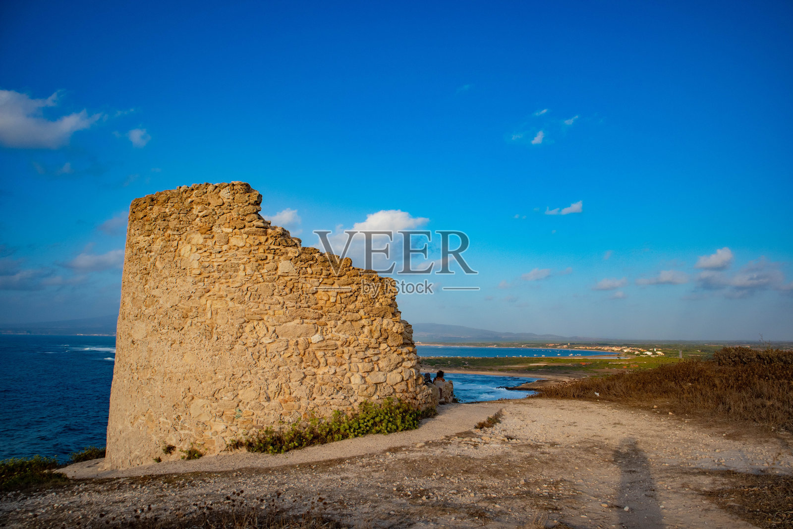 看塔，撒丁岛照片摄影图片