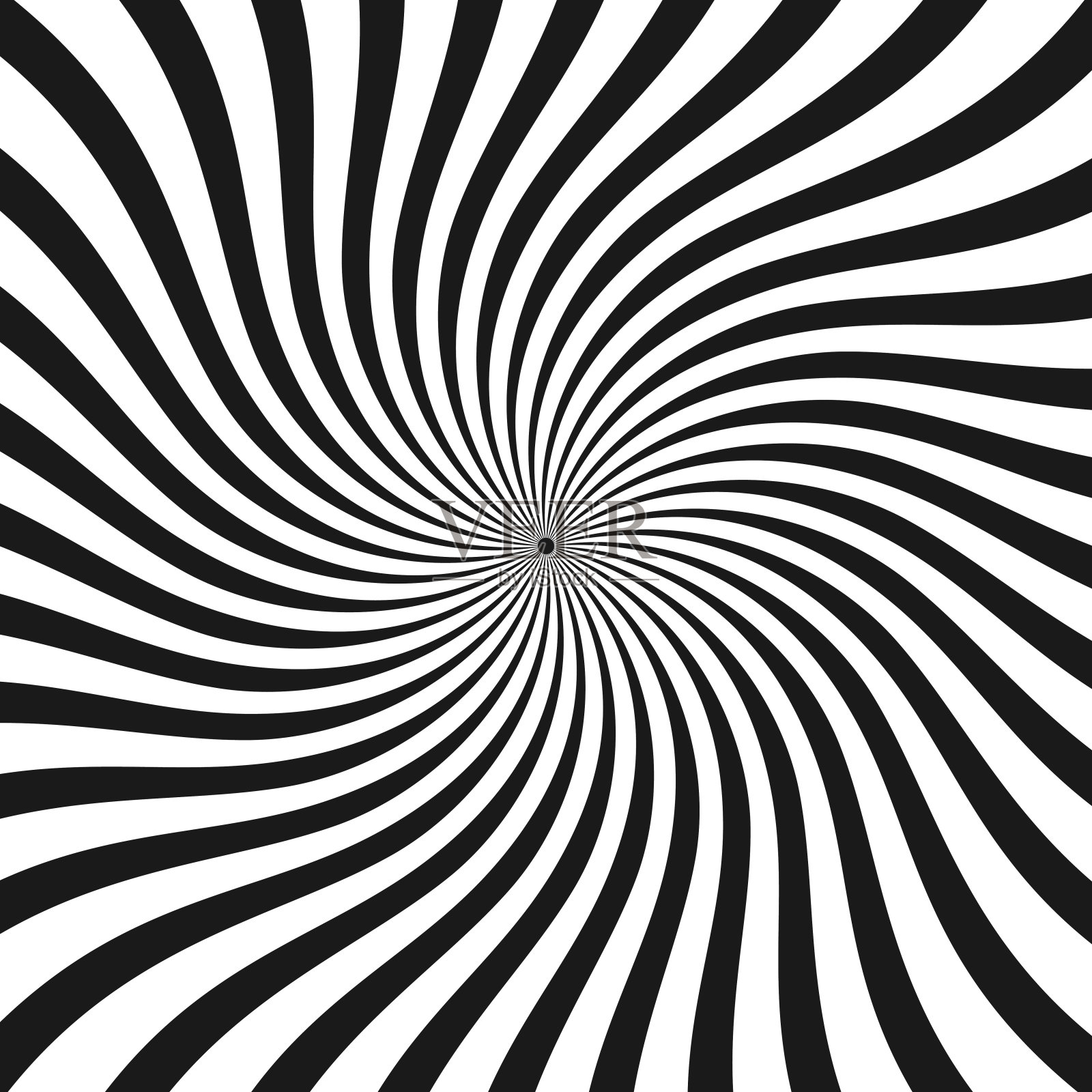 白色背景上弯曲之字形线条的插图插画图片素材