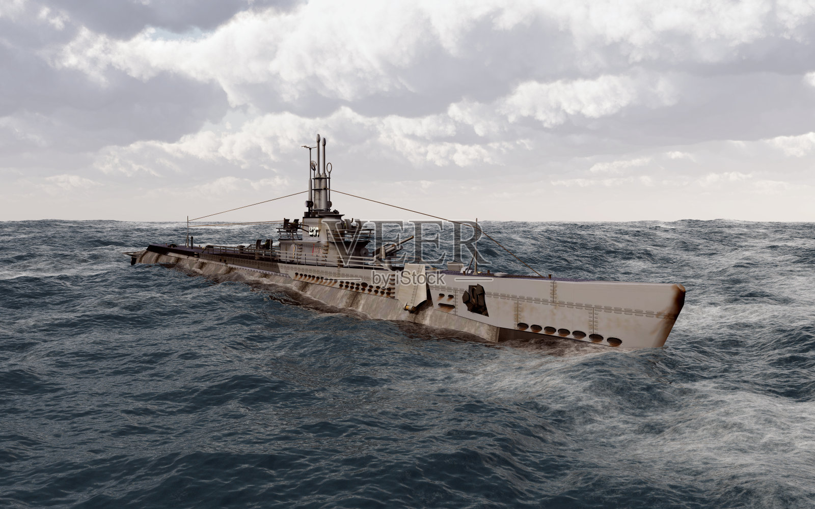 美国第二次世界大战的潜艇照片摄影图片