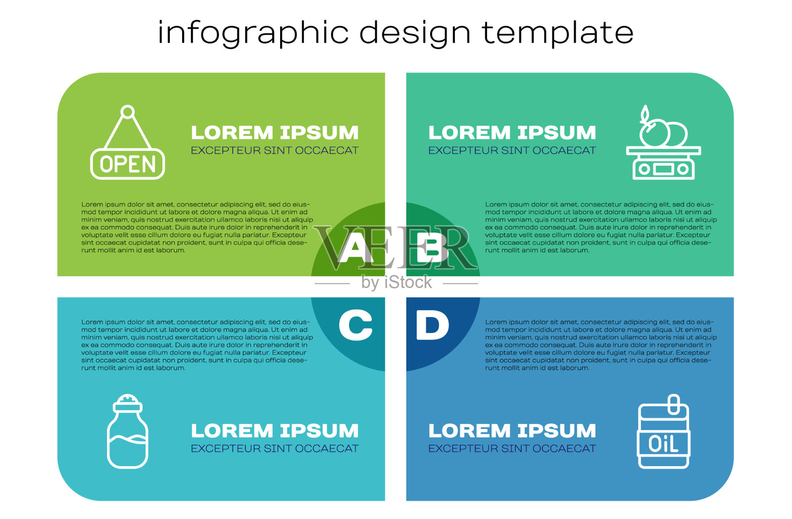 在罐头吊牌上设置线香料插画图片素材