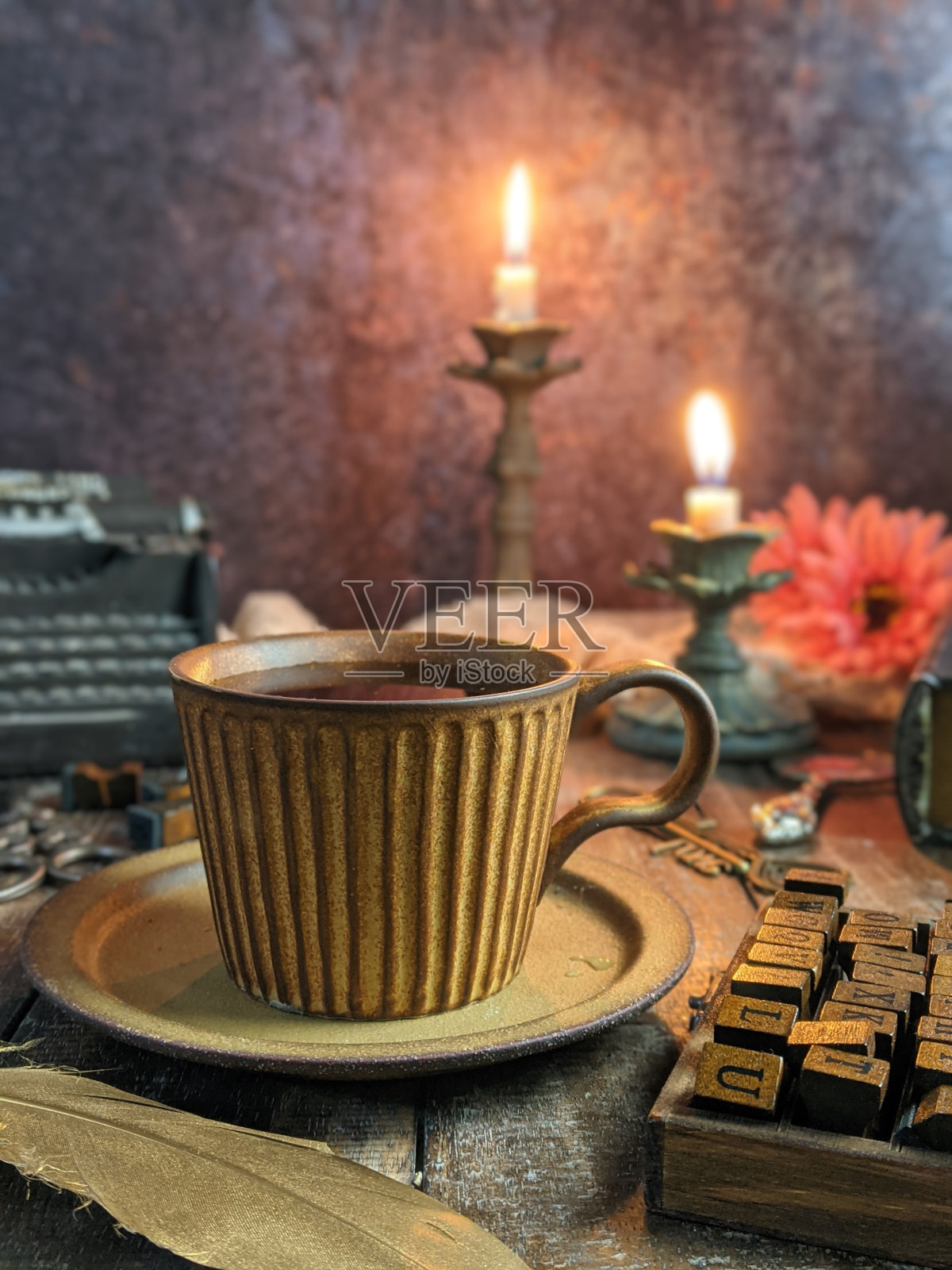 古董咖啡照片摄影图片