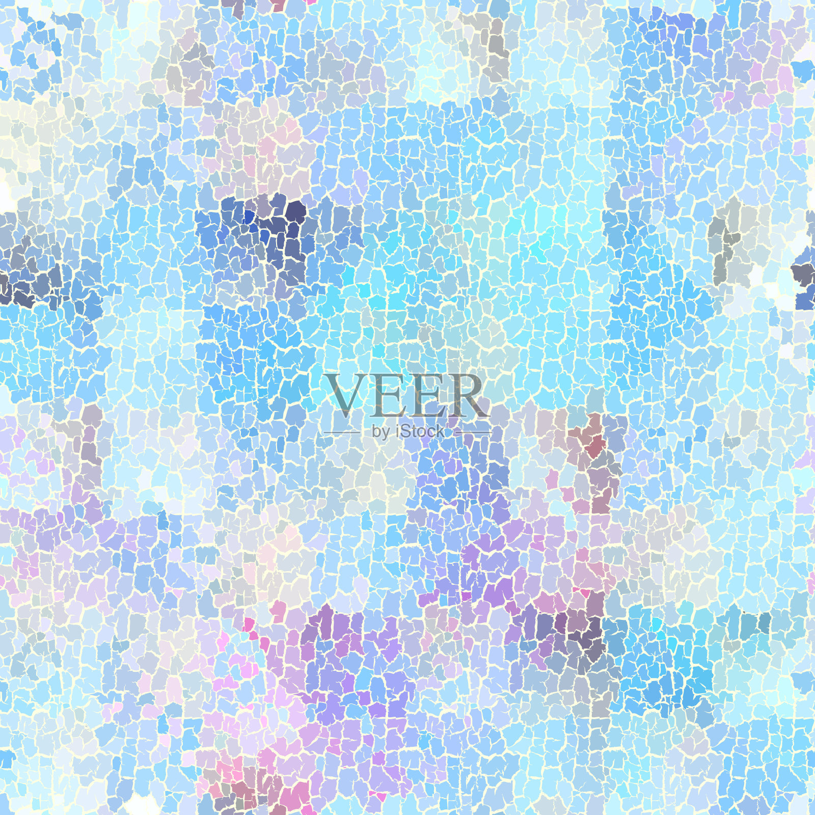 无缝grunge抽象方形图案。油漆枯燥乏味的裂缝。插画图片素材