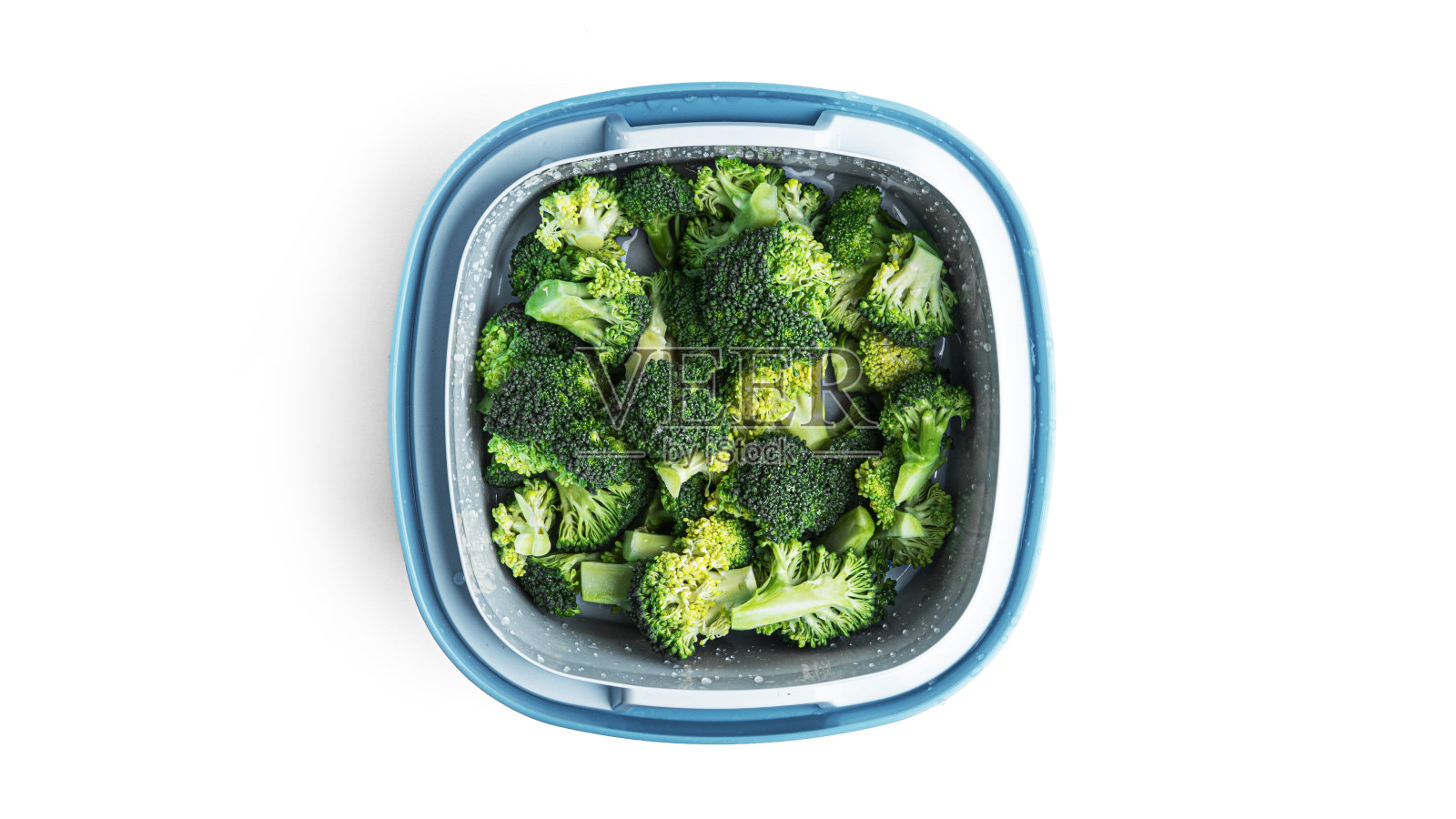 白色背景的西兰花。高质量的照片照片摄影图片