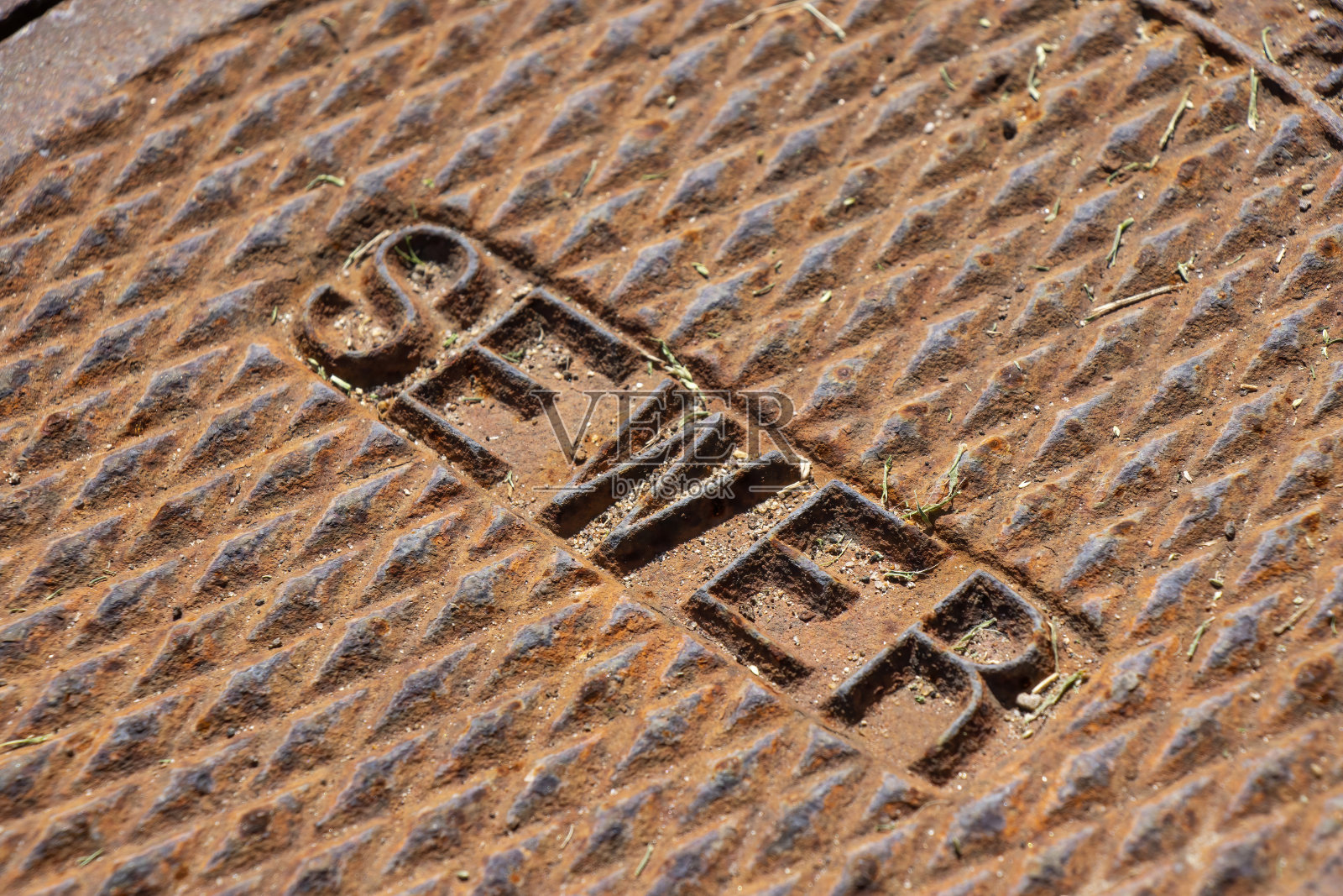 下水道井盖特写照片摄影图片