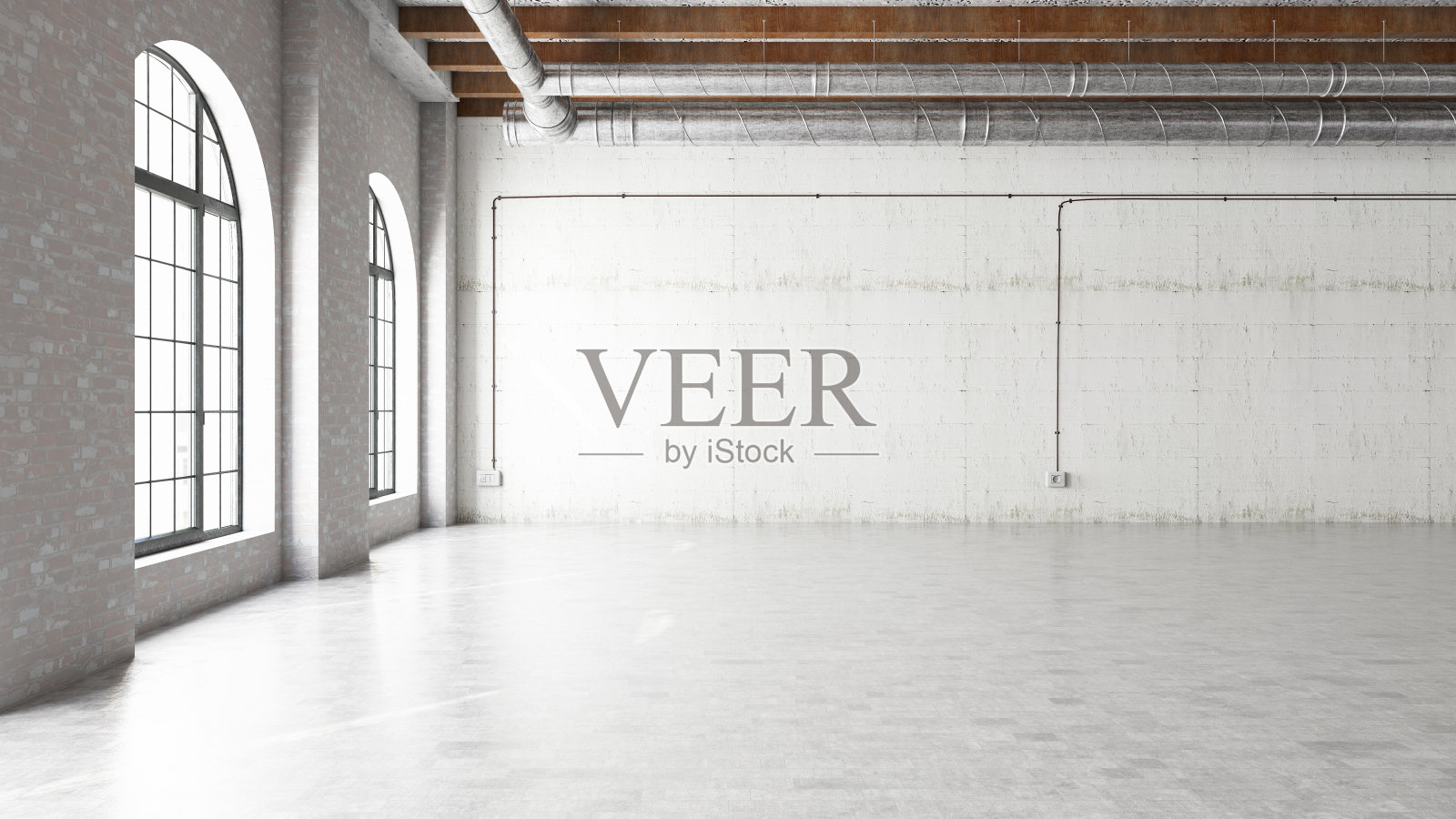 空的大仓库照片摄影图片