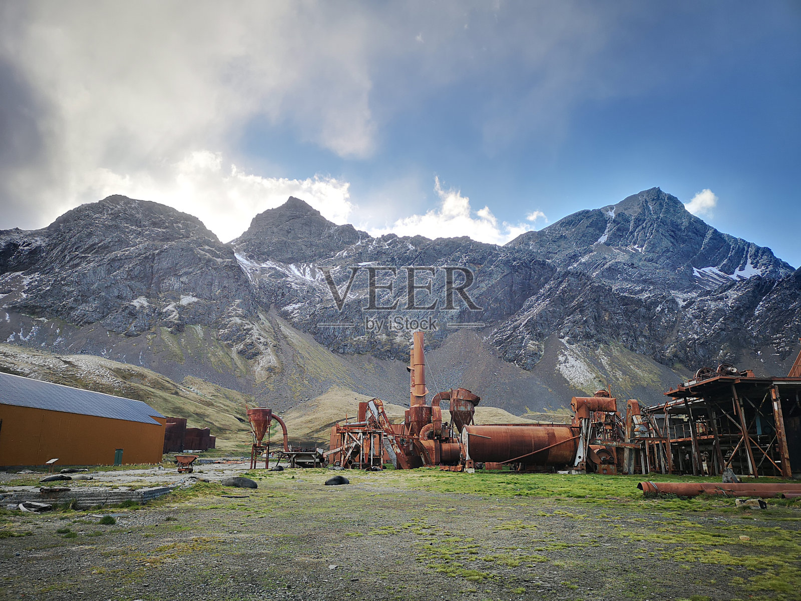 南乔治亚岛格瑞特威肯照片摄影图片