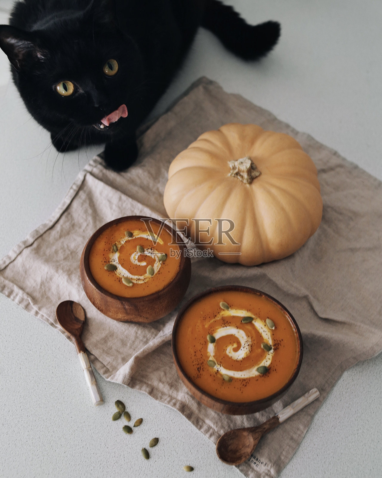 美味的南瓜汤照片照片摄影图片