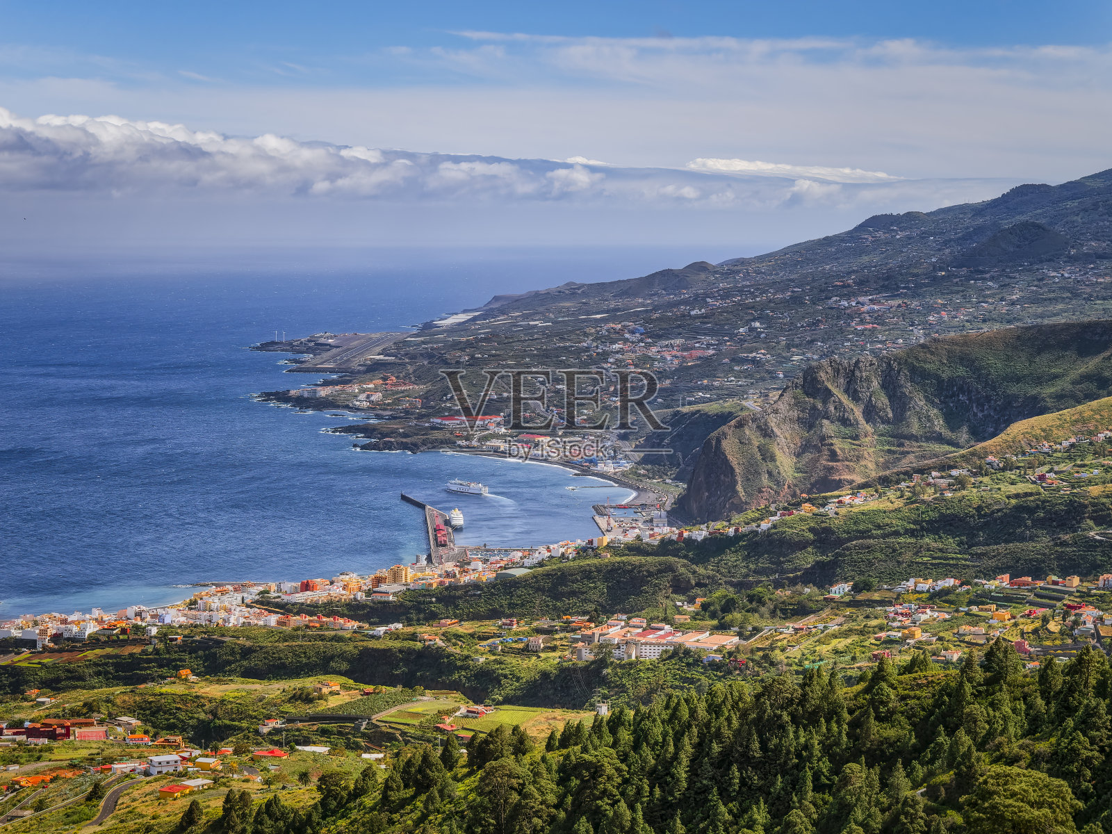 拉帕尔马在圣克鲁斯省特内里费-西班牙照片摄影图片