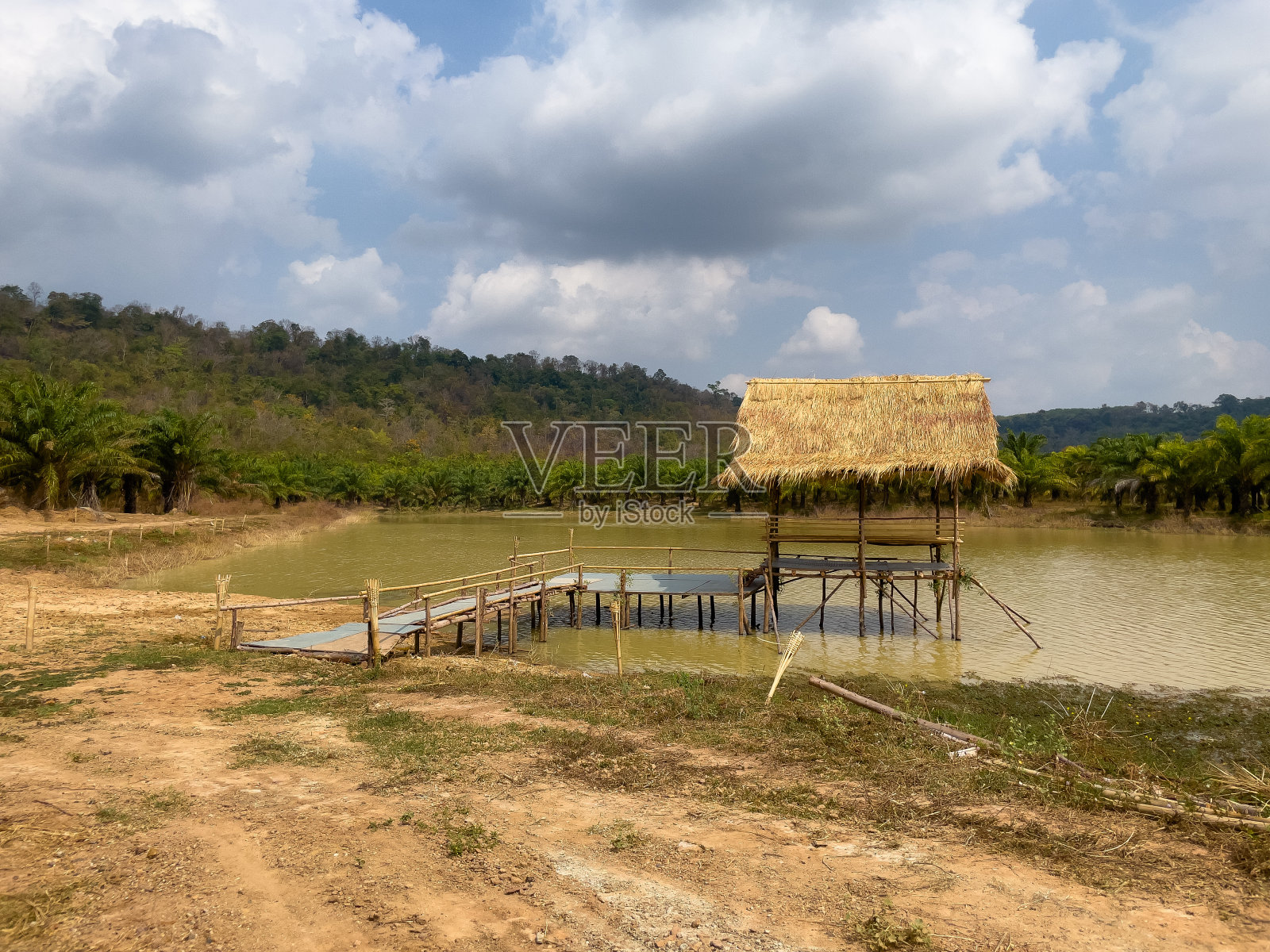一个可爱的放松的地方。照片摄影图片