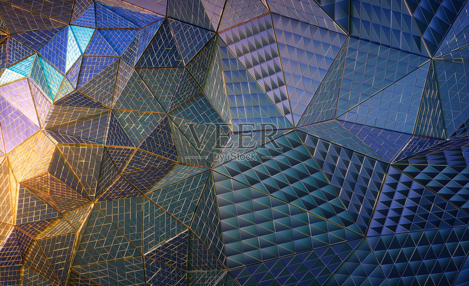 抽象三角形几何背景照片摄影图片