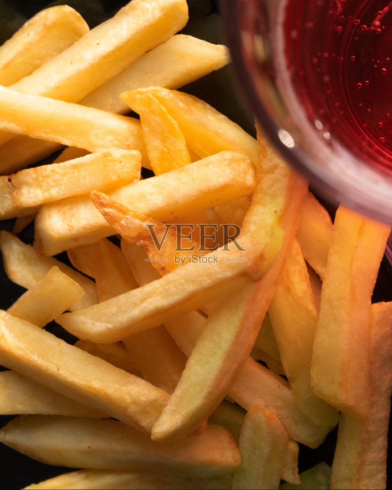 薯条和汽水照片摄影图片