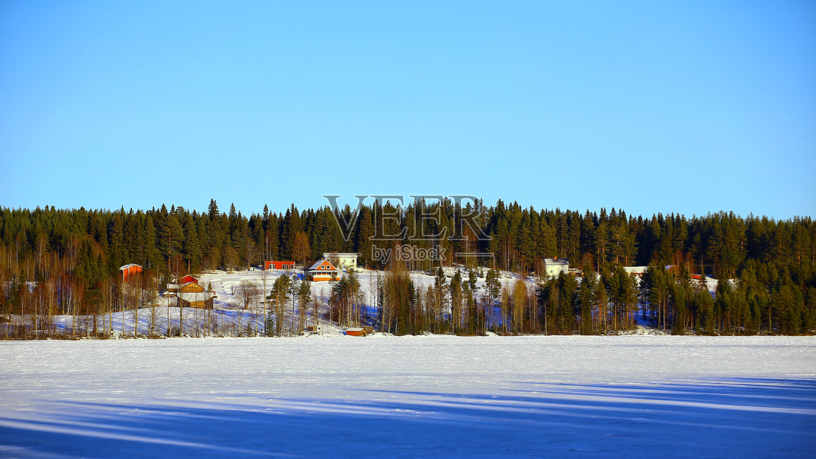 瑞典stork - kvammarn湖的乡村住宅照片摄影图片
