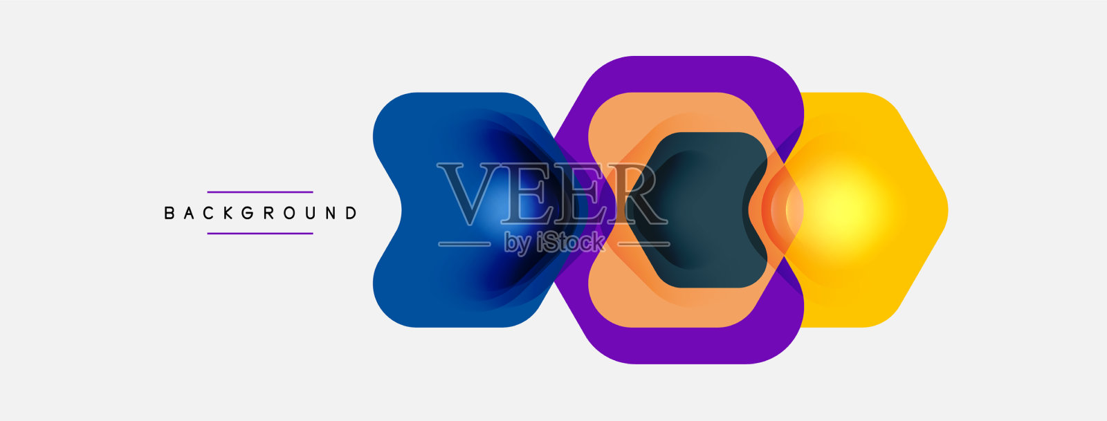 白色背景上的颜色箭头形状最小插画图片素材