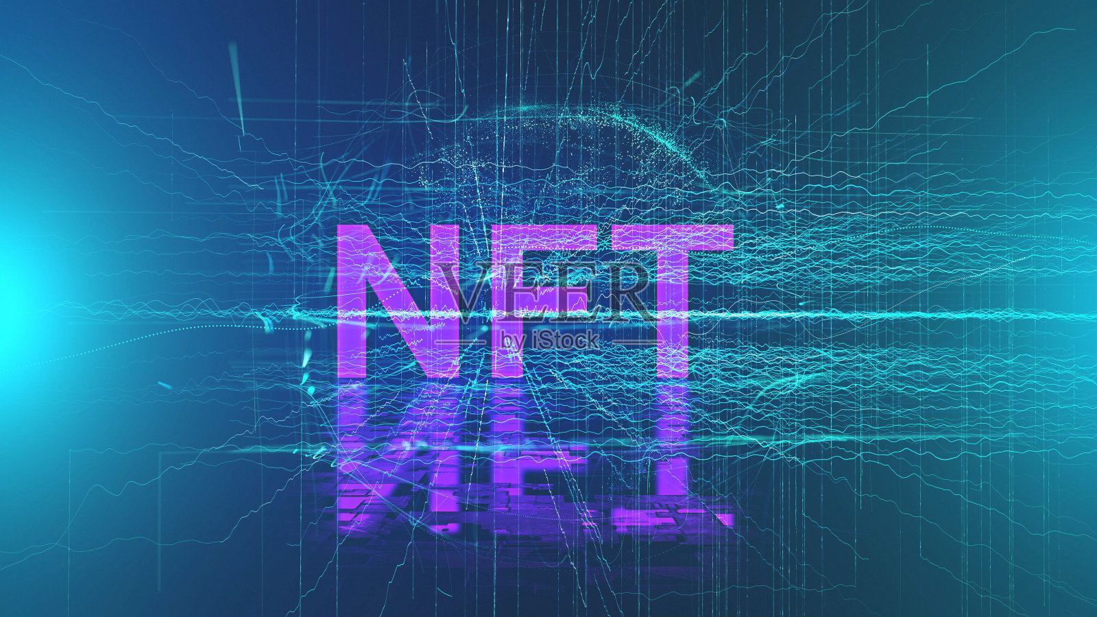 NFT，不可替代令牌，元宇宙概念背景照片摄影图片