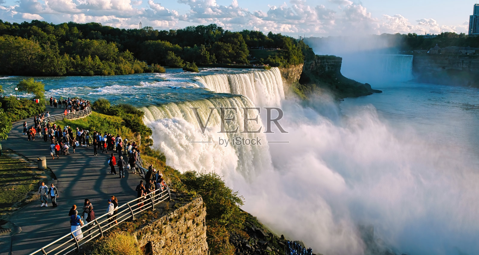 华丽的尼亚加拉大瀑布照片摄影图片