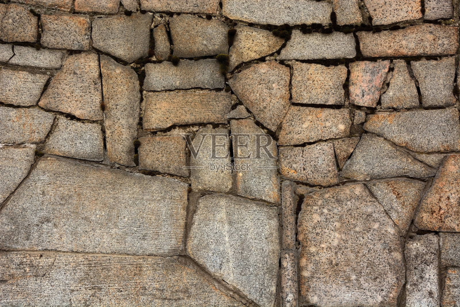 不同的石头和混凝土的纹理。这幅画可用作背景照片摄影图片