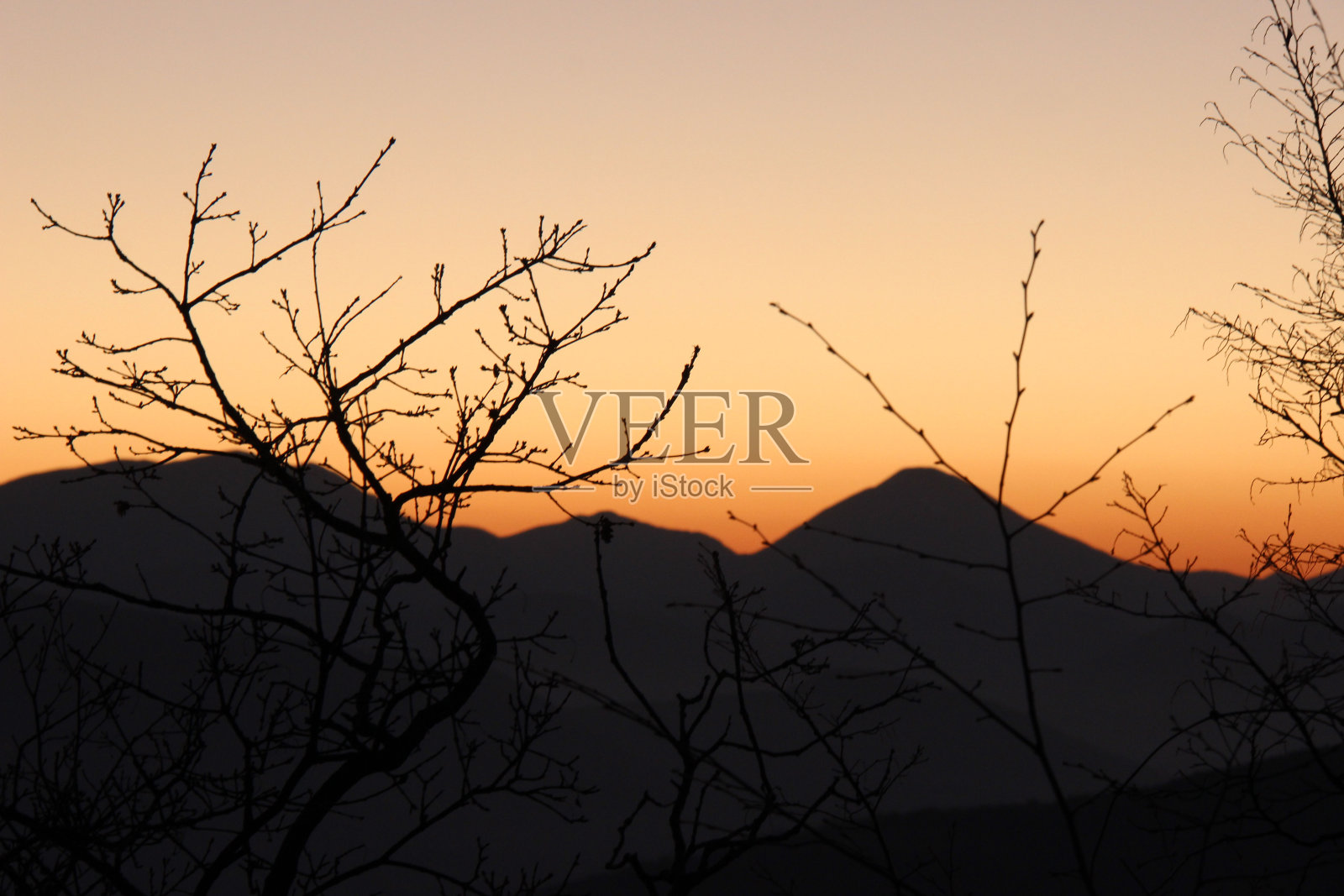 自然的日落照片摄影图片