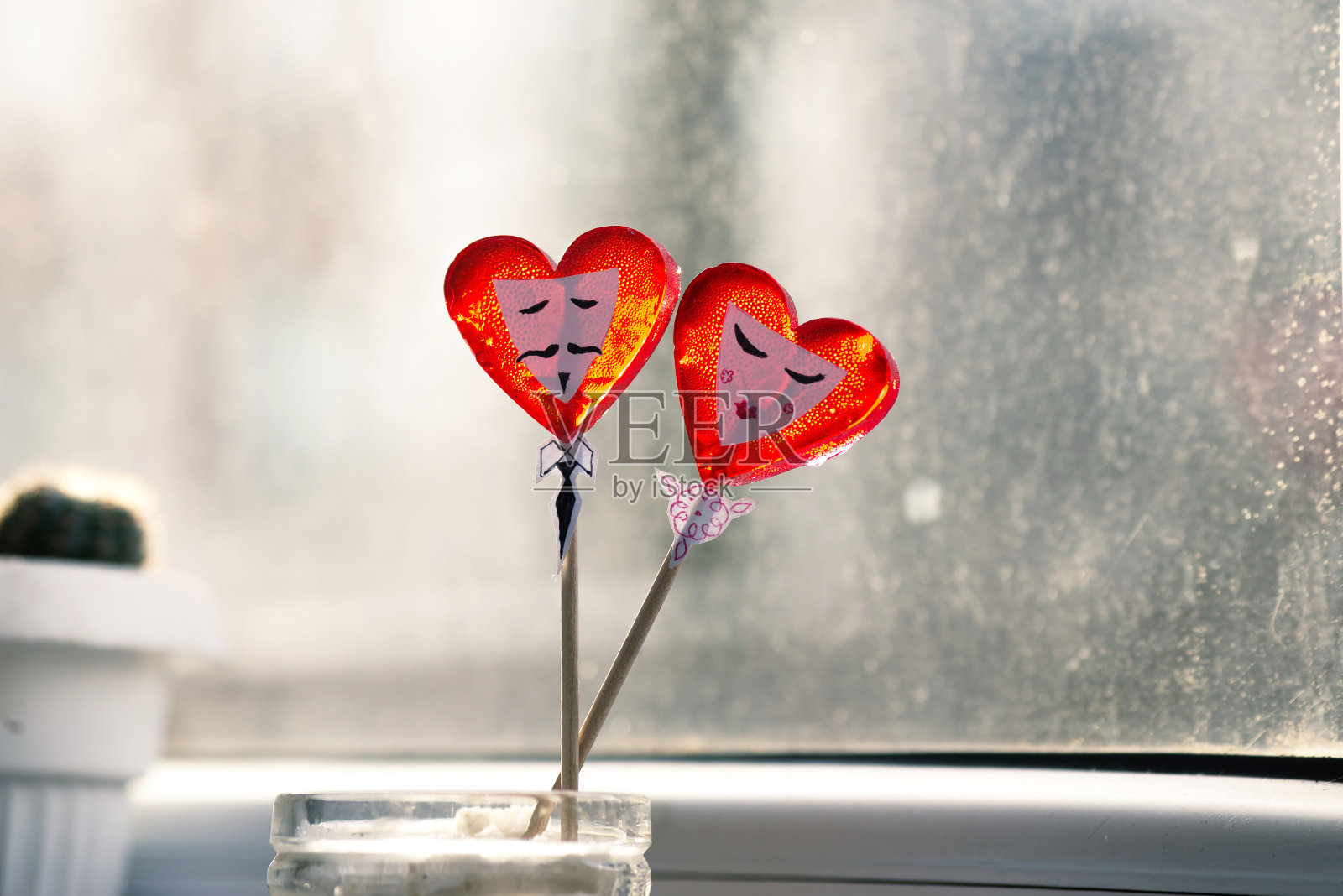 情人节棒棒糖照片摄影图片