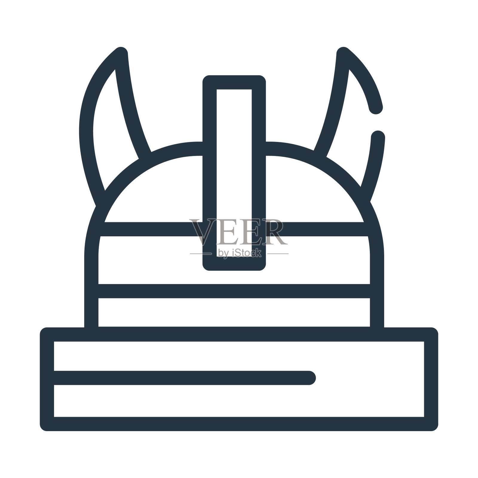 维京细线图标。中世纪，船的线性图标源自童话概念孤立的轮廓符号。矢量插图符号元素的网页设计和应用程序。图标素材