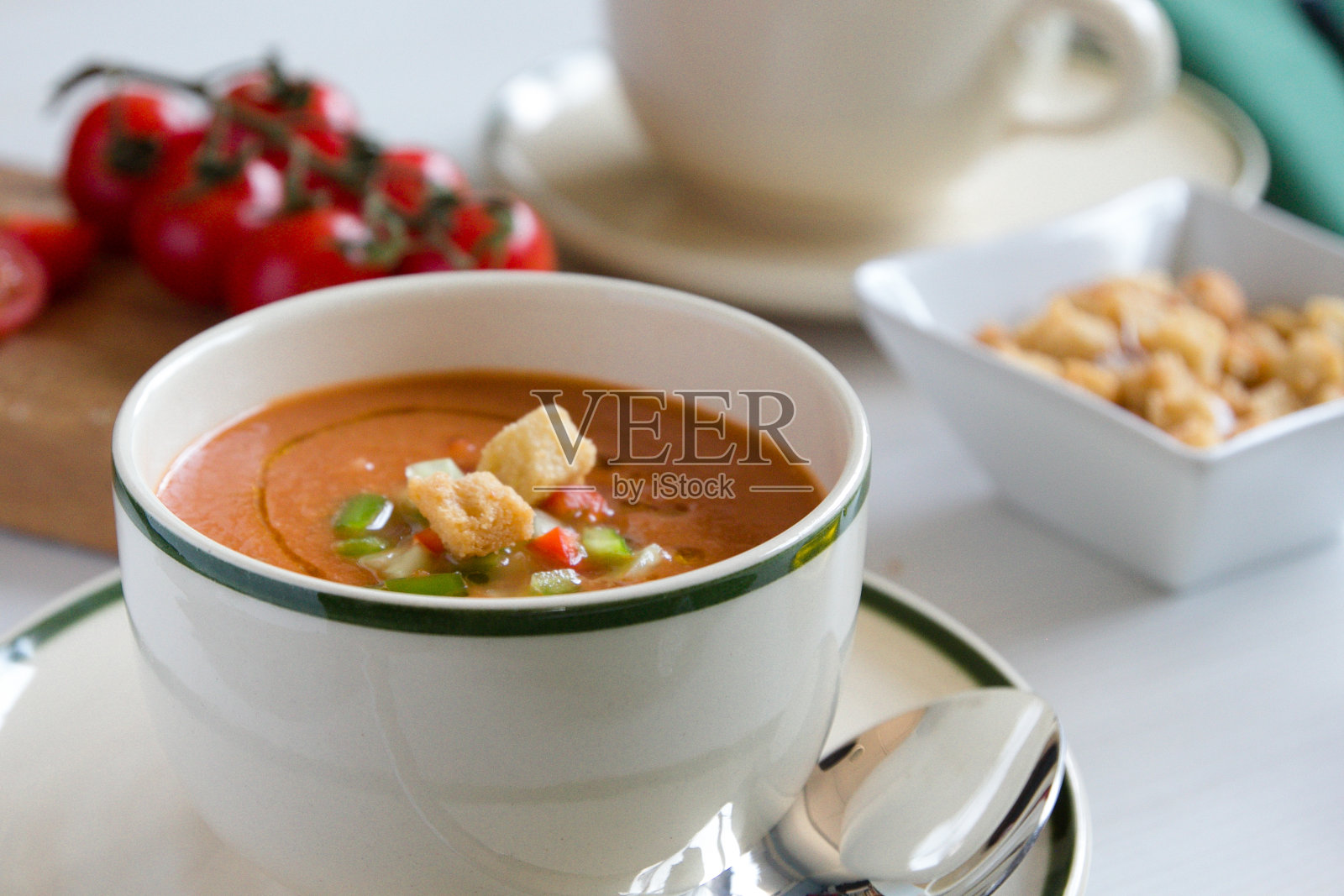 西班牙凉菜汤安达卢兹照片摄影图片