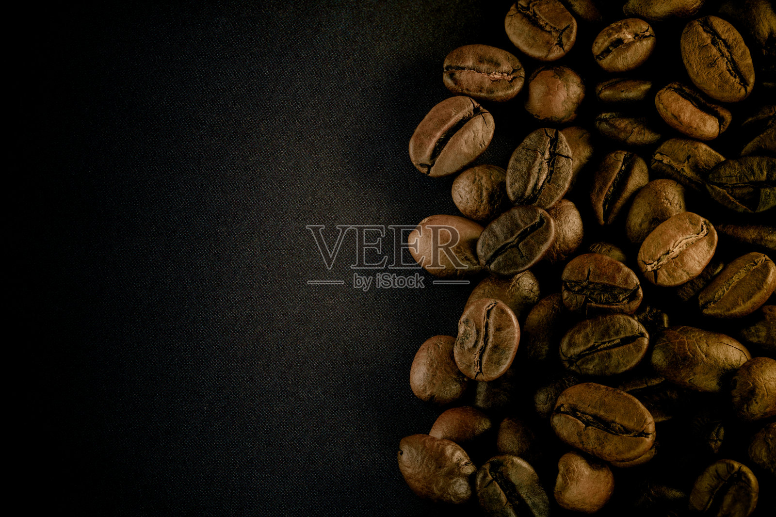 近距离烘焙咖啡豆照片摄影图片