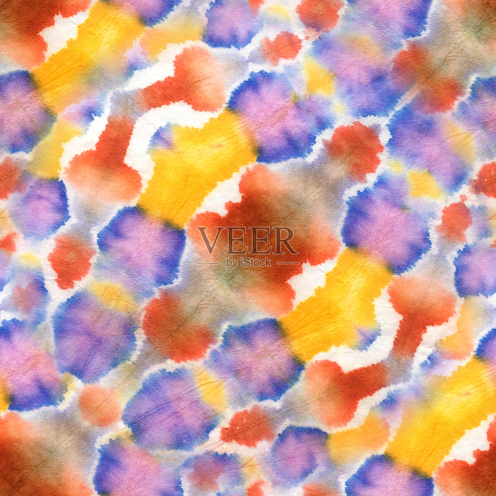 轻质无缝民族水彩设计。点缀部落的旗帜。扎染民族水彩艺术。扎染漂白蜡染印花。肮脏的艺术绘画艺术。照片摄影图片