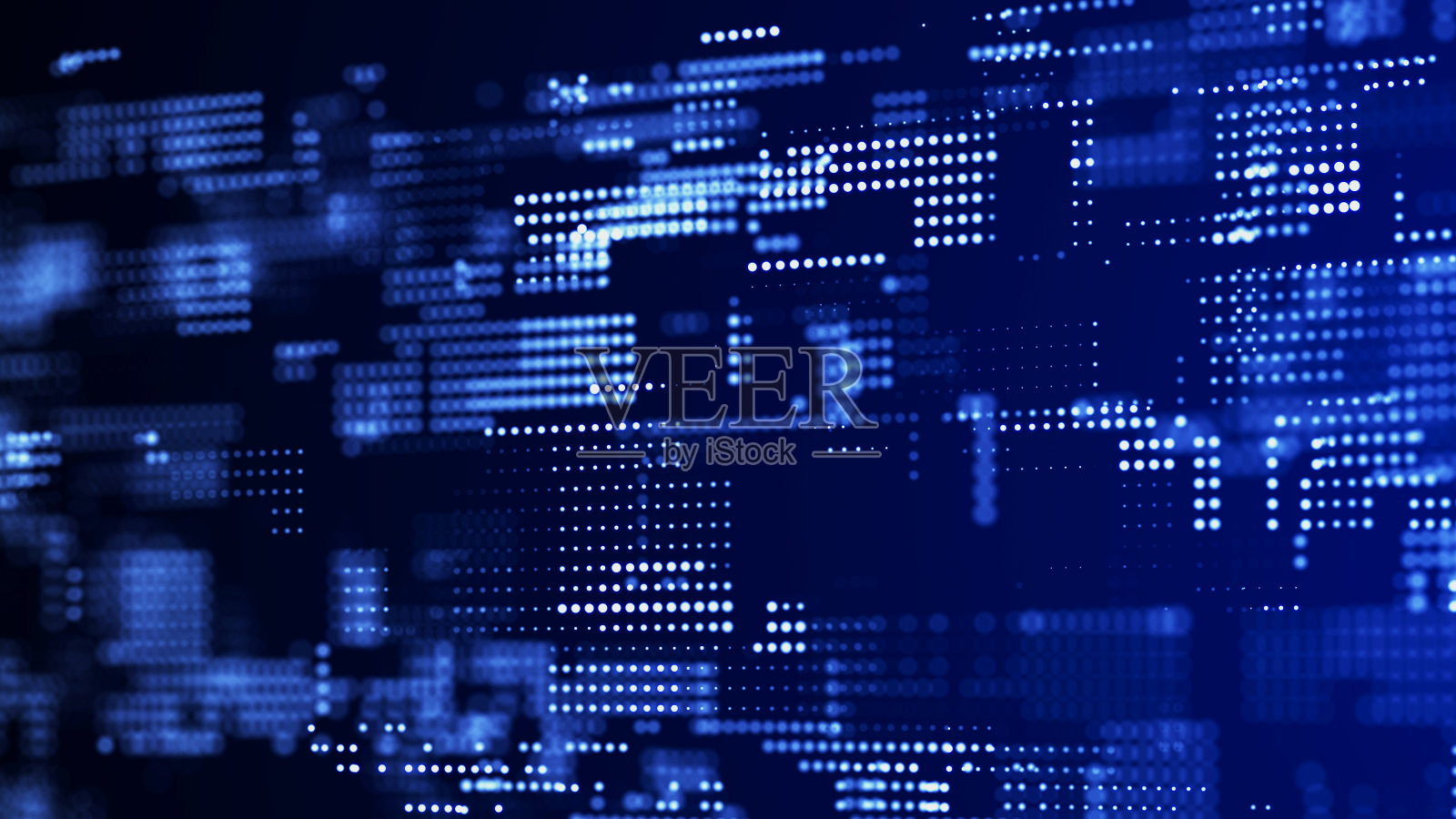 抽象的技术背景。大数据数字代码。未来点背景。三维渲染照片摄影图片