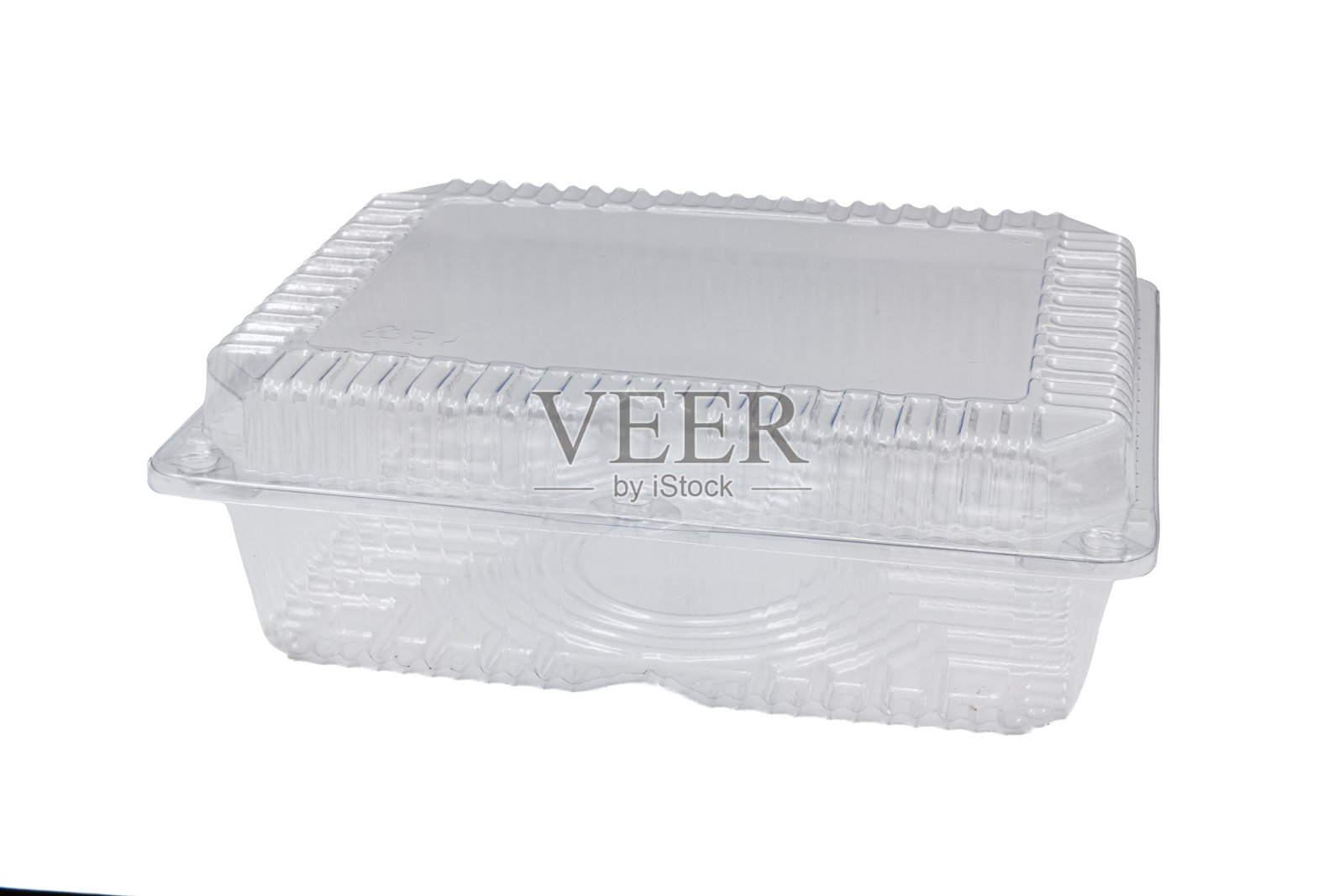 白色背景的餐厅和咖啡馆的塑料包装照片摄影图片