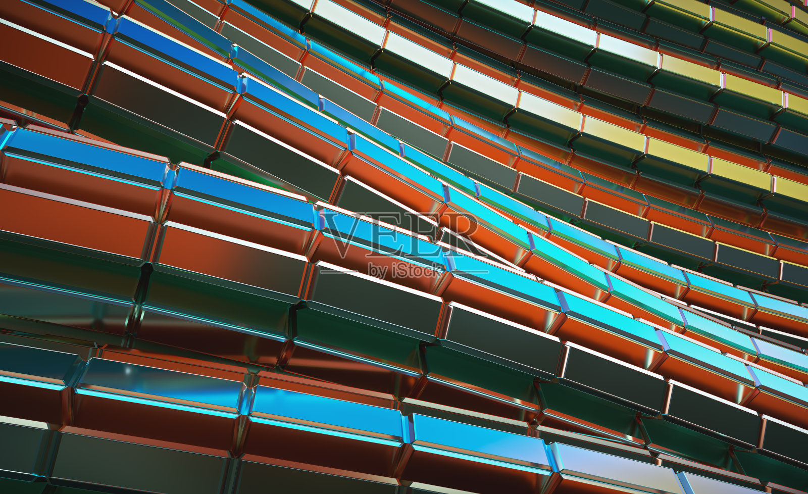 抽象几何形状立方体块照片摄影图片