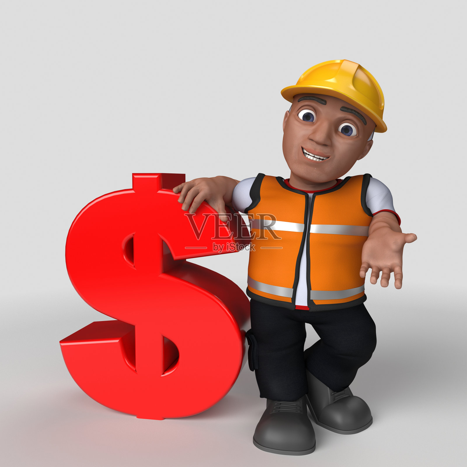 3D卡通人物照片摄影图片