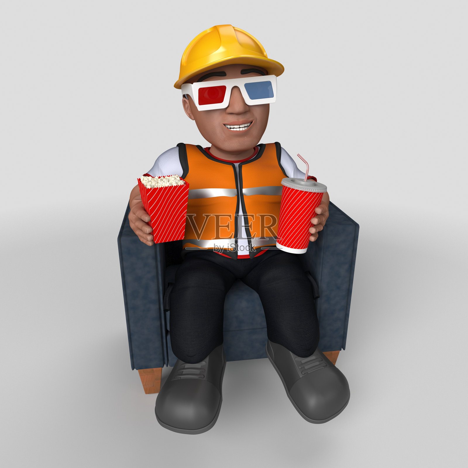 3D卡通人物照片摄影图片