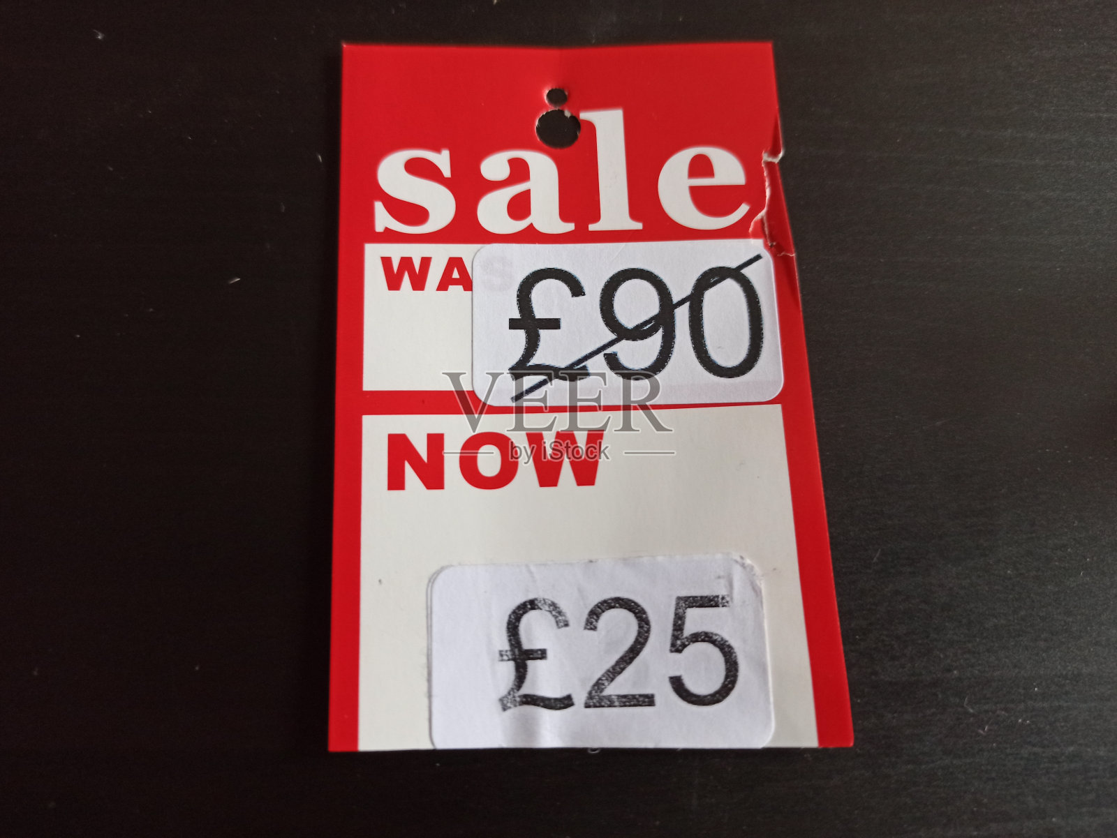 折扣标签英镑在格拉斯哥苏格兰英格兰英国照片摄影图片